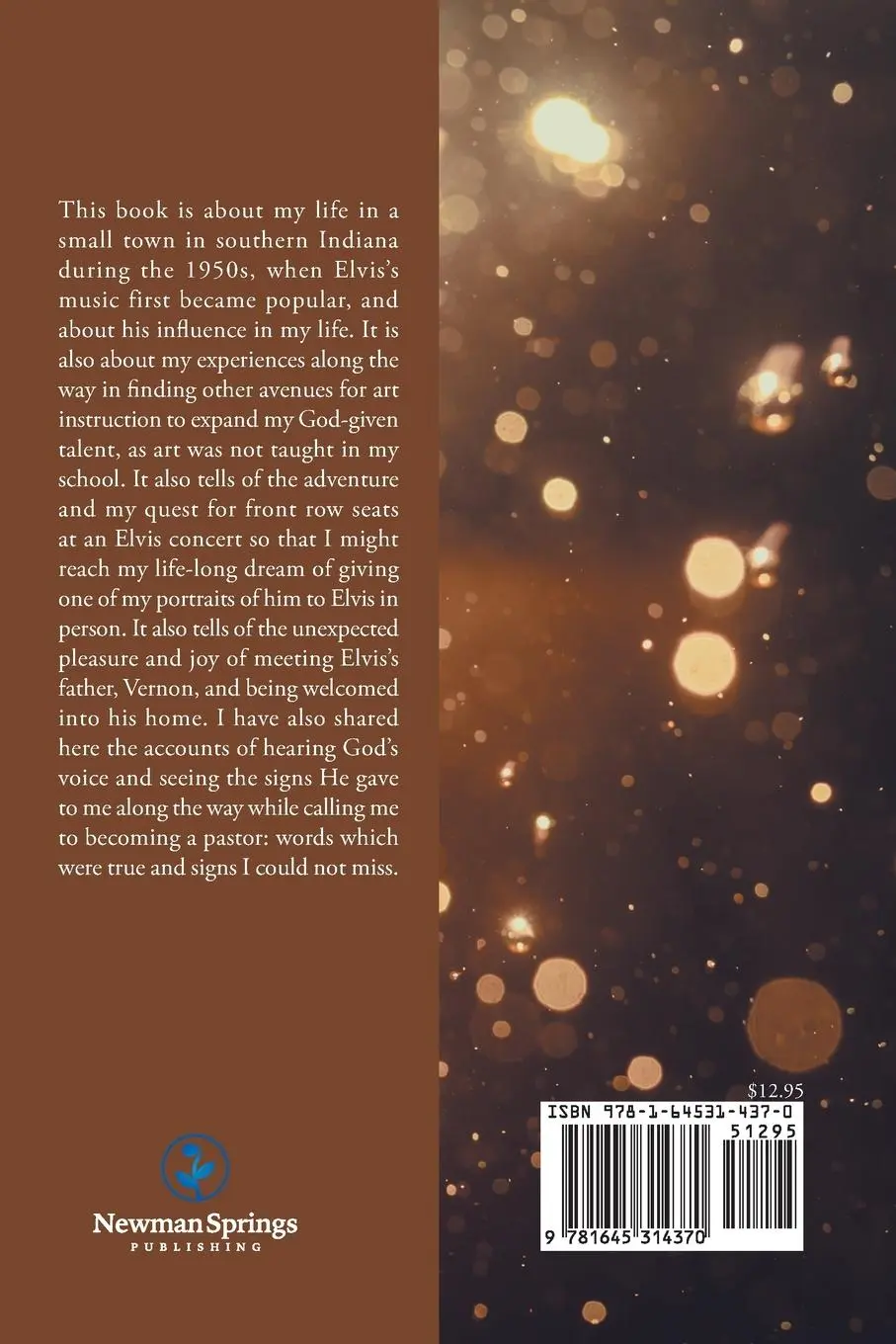 Rückseite: 9781645314370 | The Holy Spirit, Elvis, and Me | Rev. Brenda Wathen Wick | Taschenbuch
