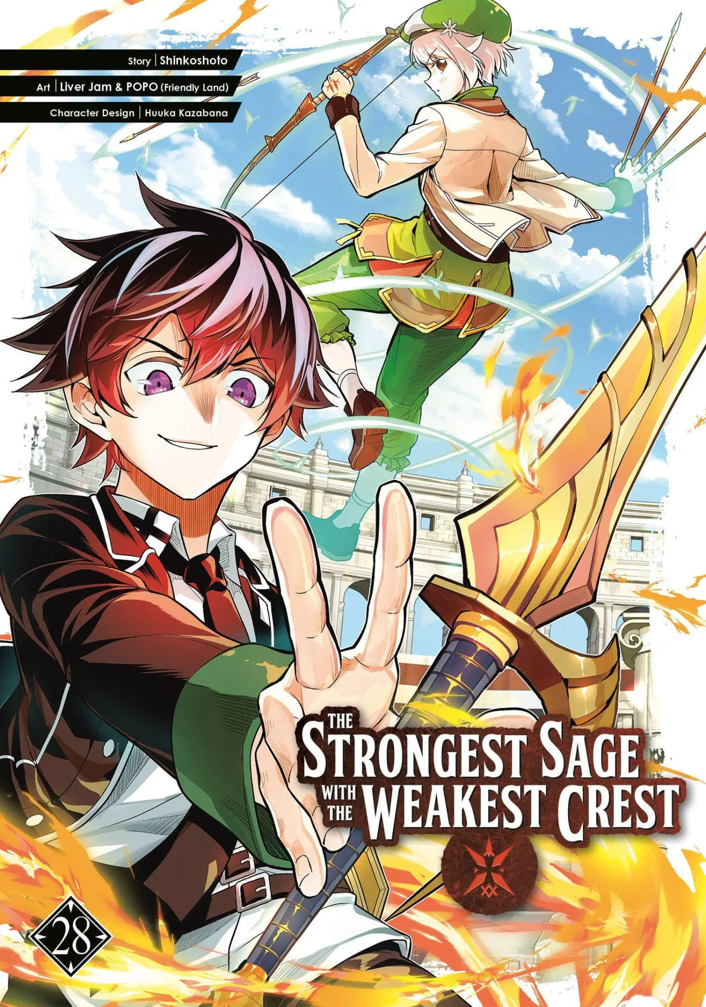 Cover: 9781646094370 | The Strongest Sage with the Weakest Crest 28 | Shinkoshoto (u. a.)
