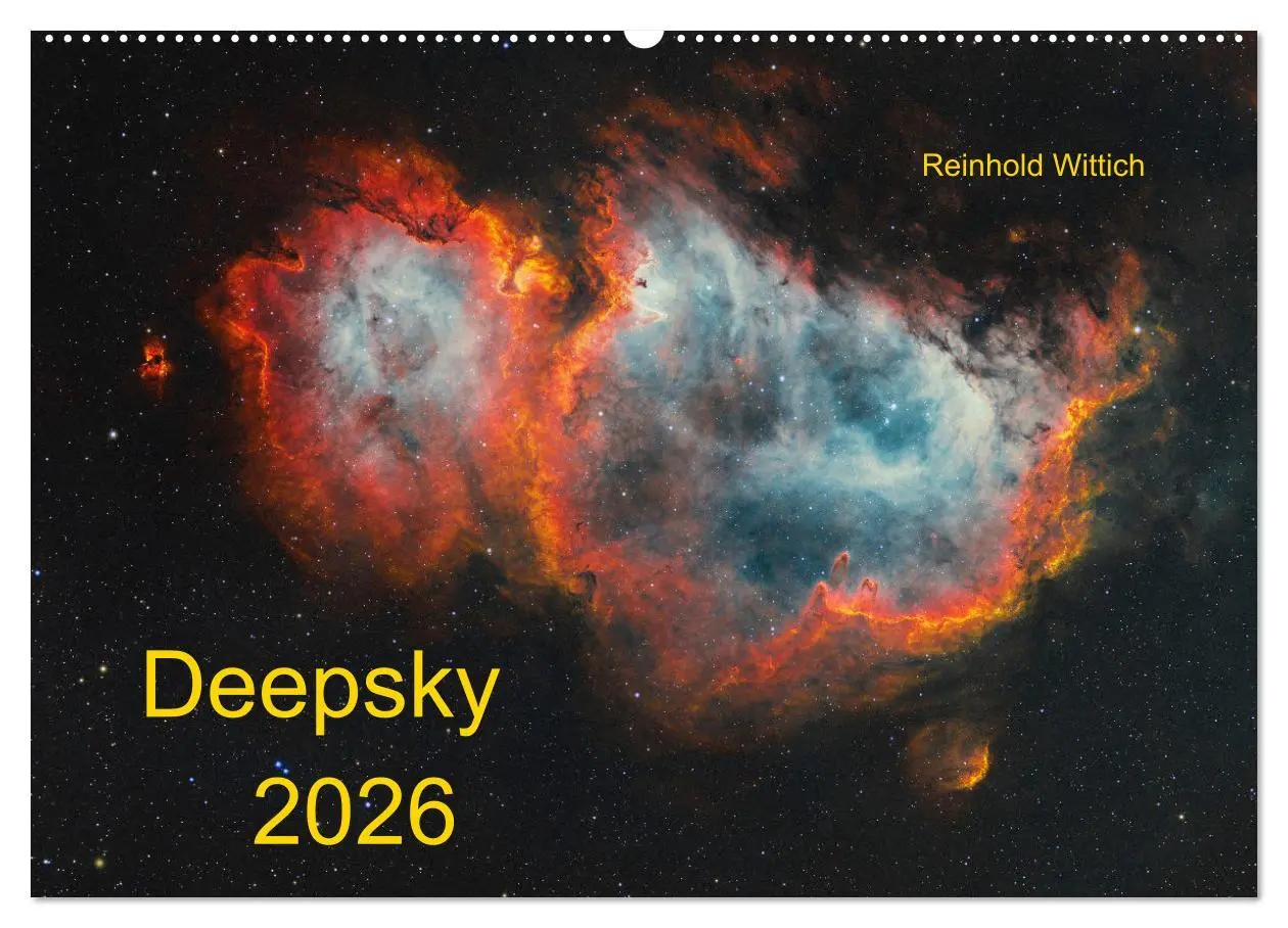 Cover: 9783457564370 | Deepsky 2026 (Wandkalender 2026 DIN A2 quer), CALVENDO Monatskalender