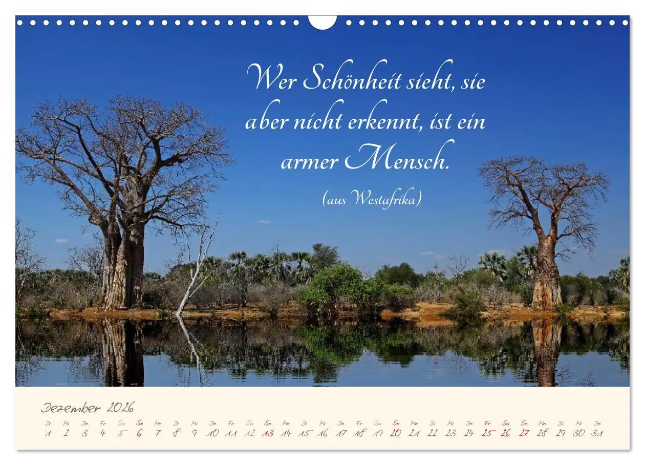 Bild: 9783457944370 | AFRIKA mit einem Hauch von Poesie (Wandkalender 2026 DIN A3 quer),...