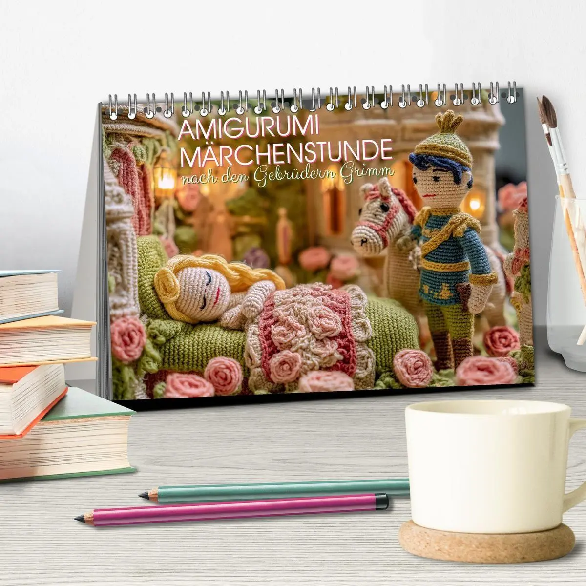 Bild: 9783516654370 | Amigurumi Märchenstunde nach den Gebrüdern Grimm (Tischkalender...
