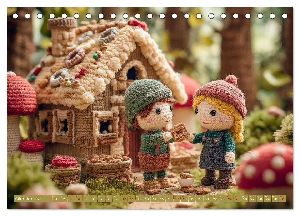 Bild: 9783516654370 | Amigurumi Märchenstunde nach den Gebrüdern Grimm (Tischkalender...