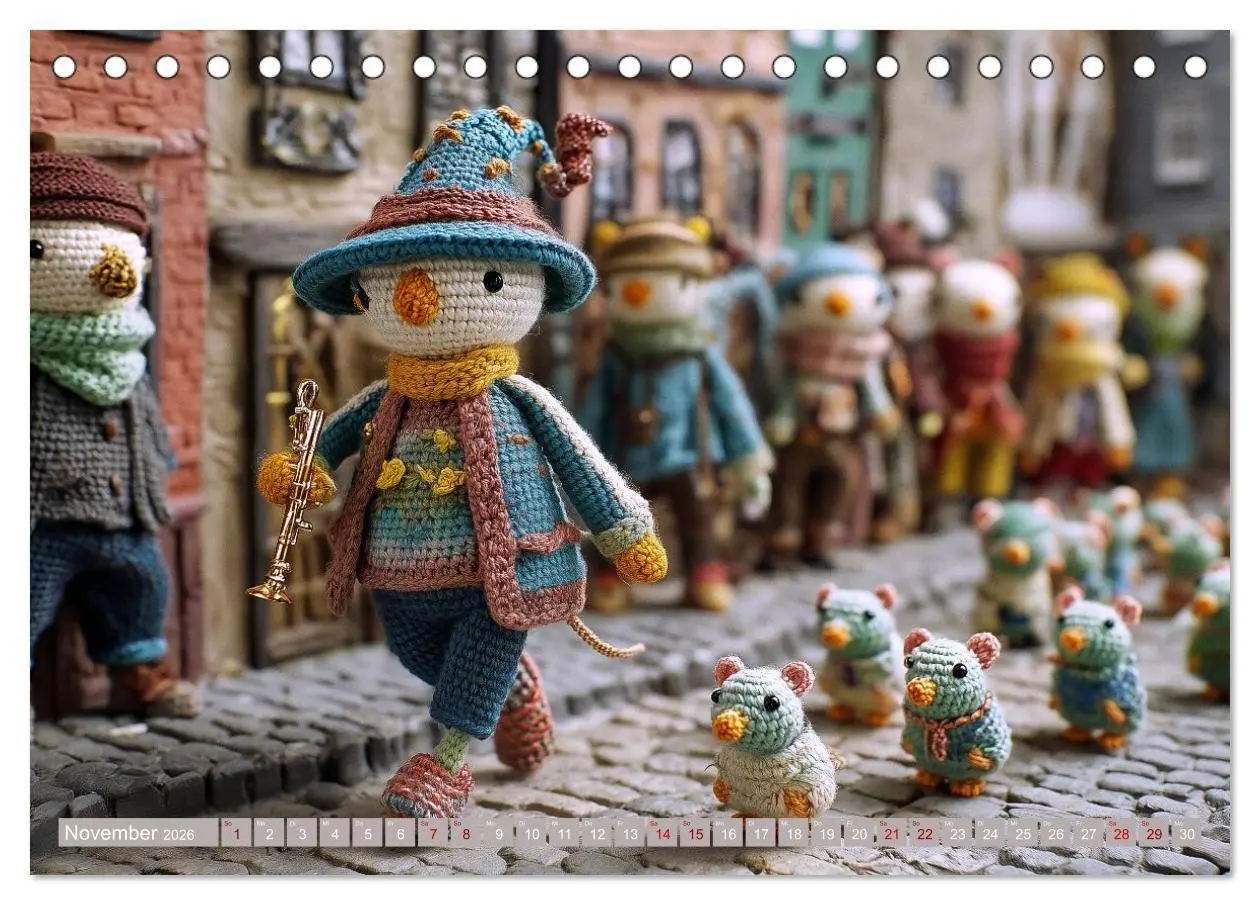 Bild: 9783516654370 | Amigurumi Märchenstunde nach den Gebrüdern Grimm (Tischkalender...