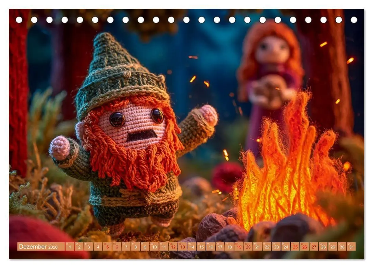 Bild: 9783516654370 | Amigurumi Märchenstunde nach den Gebrüdern Grimm (Tischkalender...