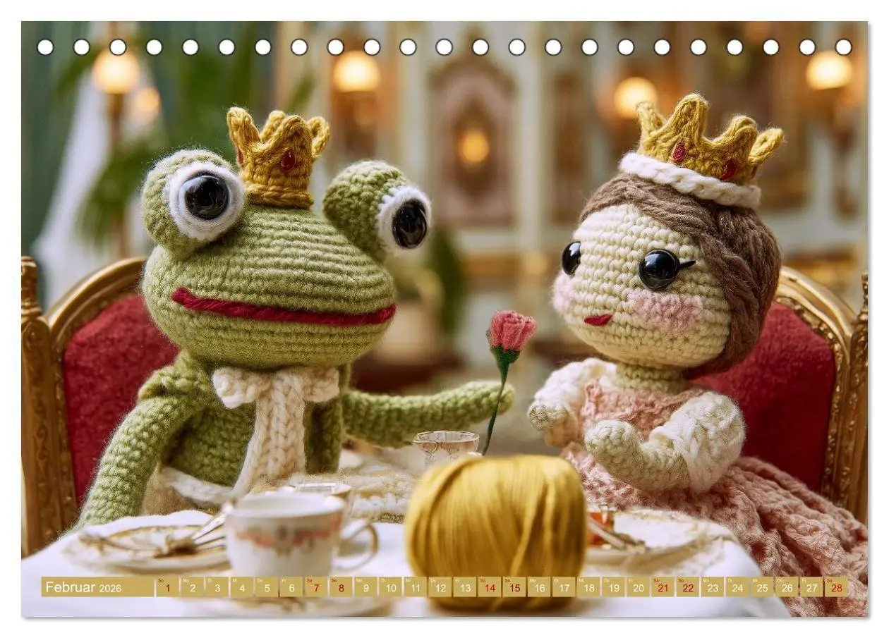 Bild: 9783516654370 | Amigurumi Märchenstunde nach den Gebrüdern Grimm (Tischkalender...
