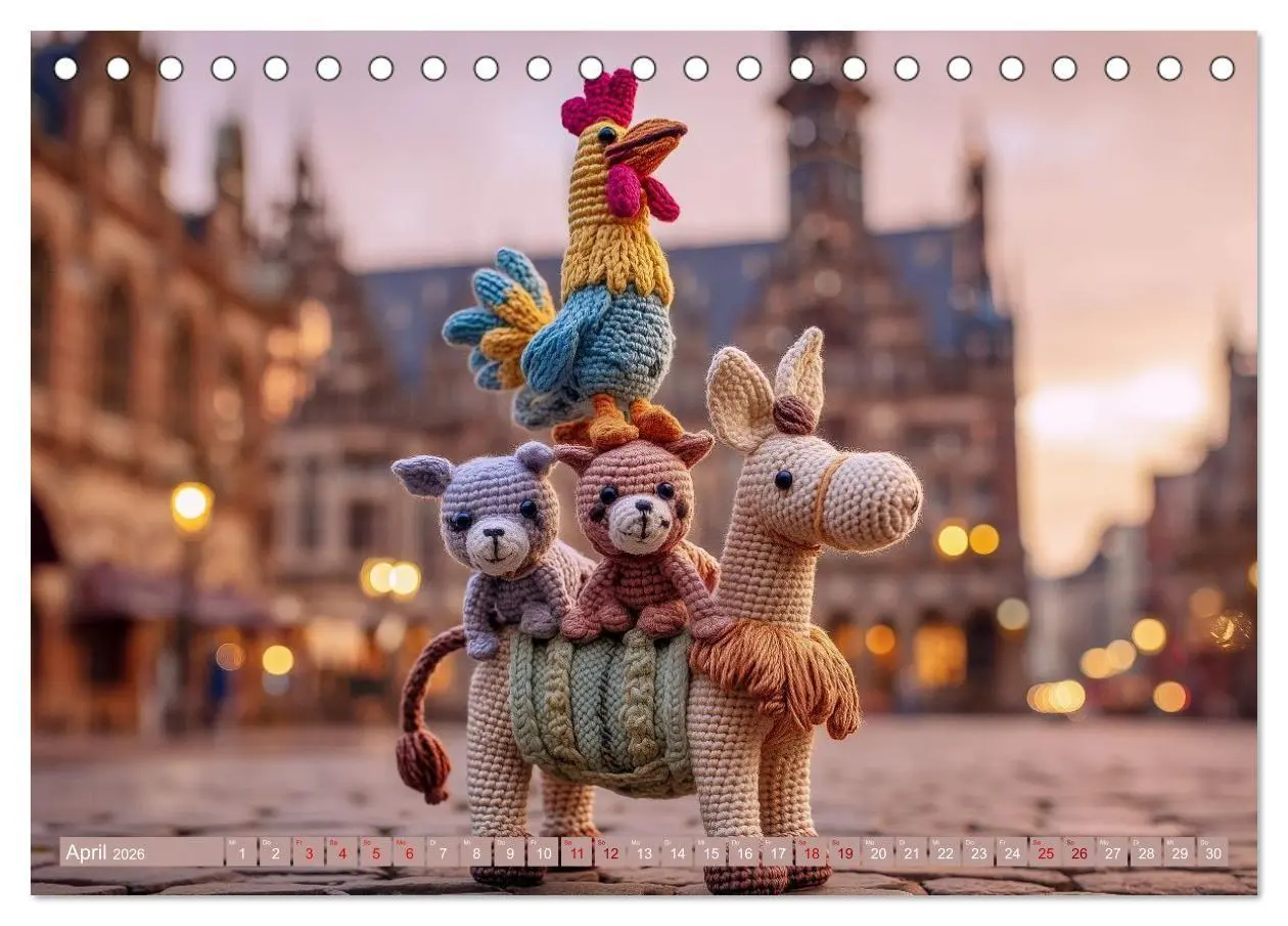 Bild: 9783516654370 | Amigurumi Märchenstunde nach den Gebrüdern Grimm (Tischkalender...