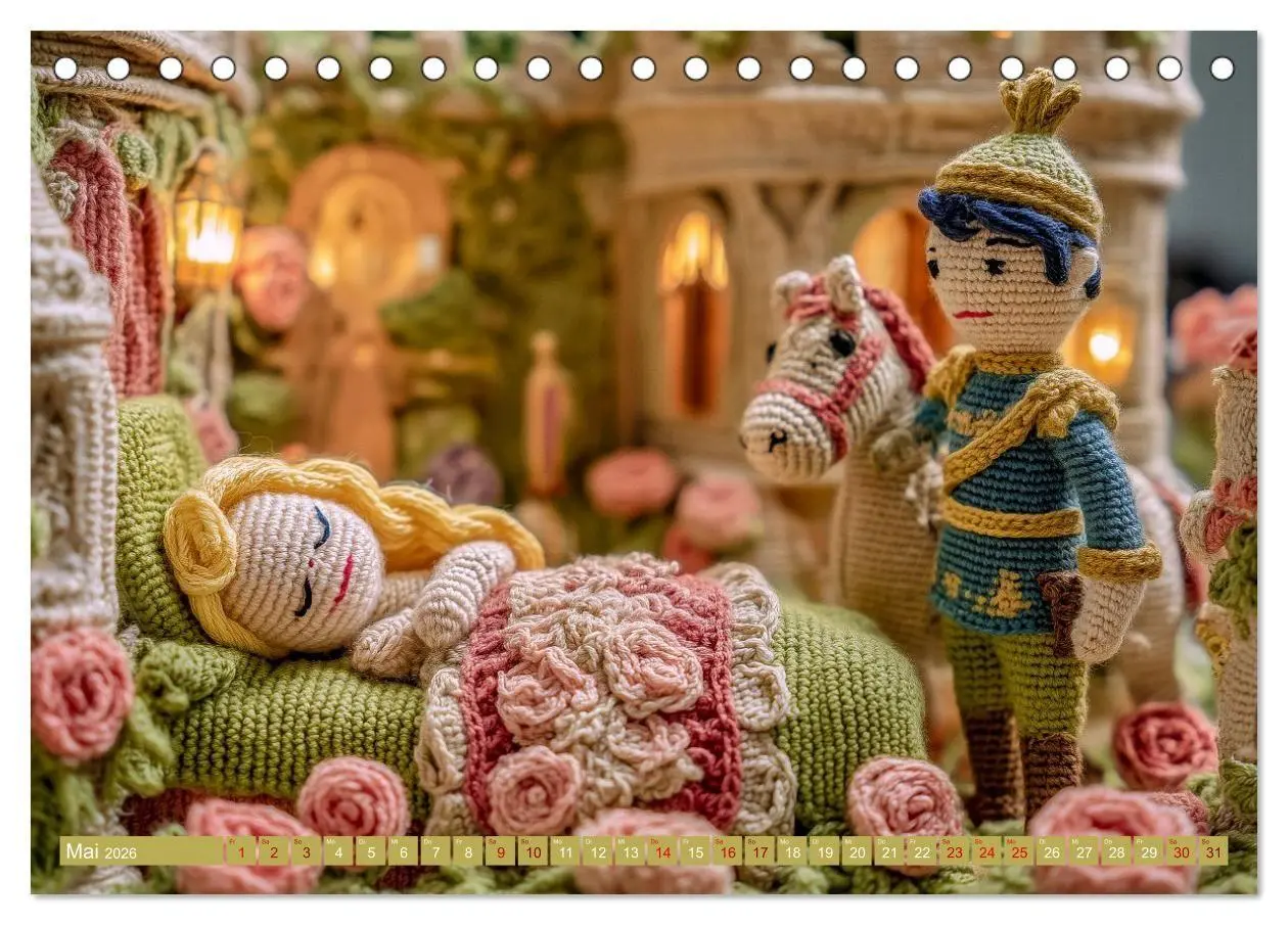 Bild: 9783516654370 | Amigurumi Märchenstunde nach den Gebrüdern Grimm (Tischkalender...