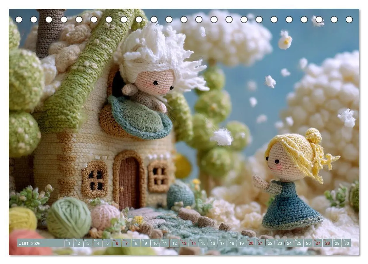 Bild: 9783516654370 | Amigurumi Märchenstunde nach den Gebrüdern Grimm (Tischkalender...