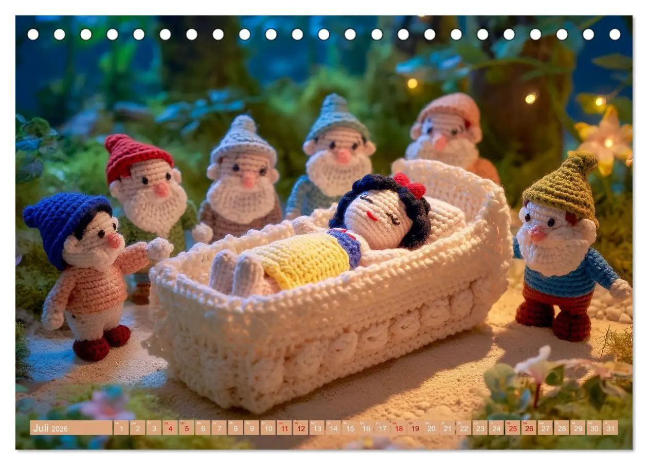 Bild: 9783516654370 | Amigurumi Märchenstunde nach den Gebrüdern Grimm (Tischkalender...