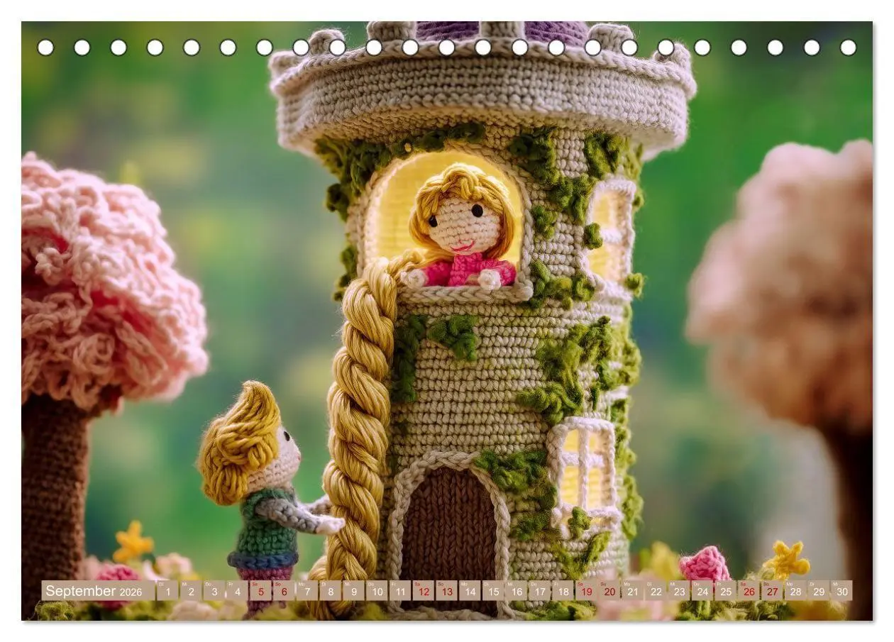 Bild: 9783516654370 | Amigurumi Märchenstunde nach den Gebrüdern Grimm (Tischkalender...
