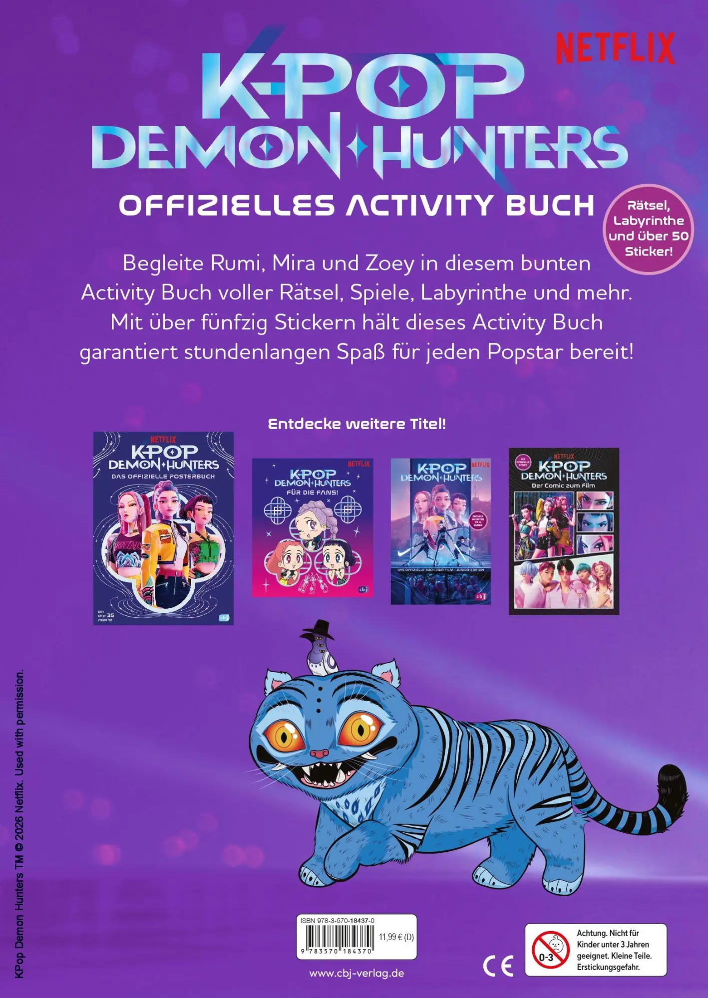 Bild: 9783570184370 | KPop Demon Hunters - Offizielles Activity Buch | C. W. | Buch | 48 S.