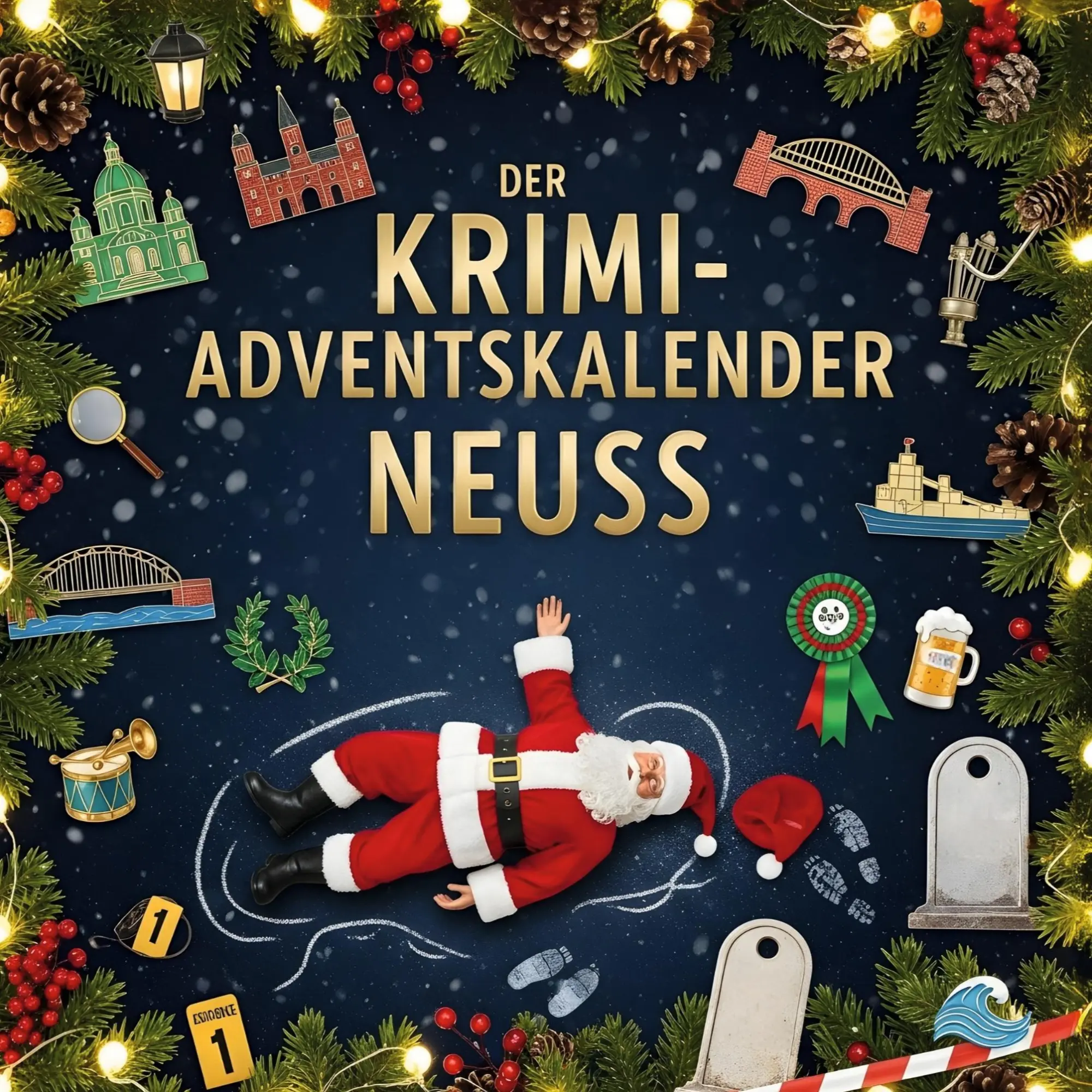 Cover: 9783695304370 | Der Krimi-Adventskalender Neuss | Mordsverdächtig in 24 Akten | Lange