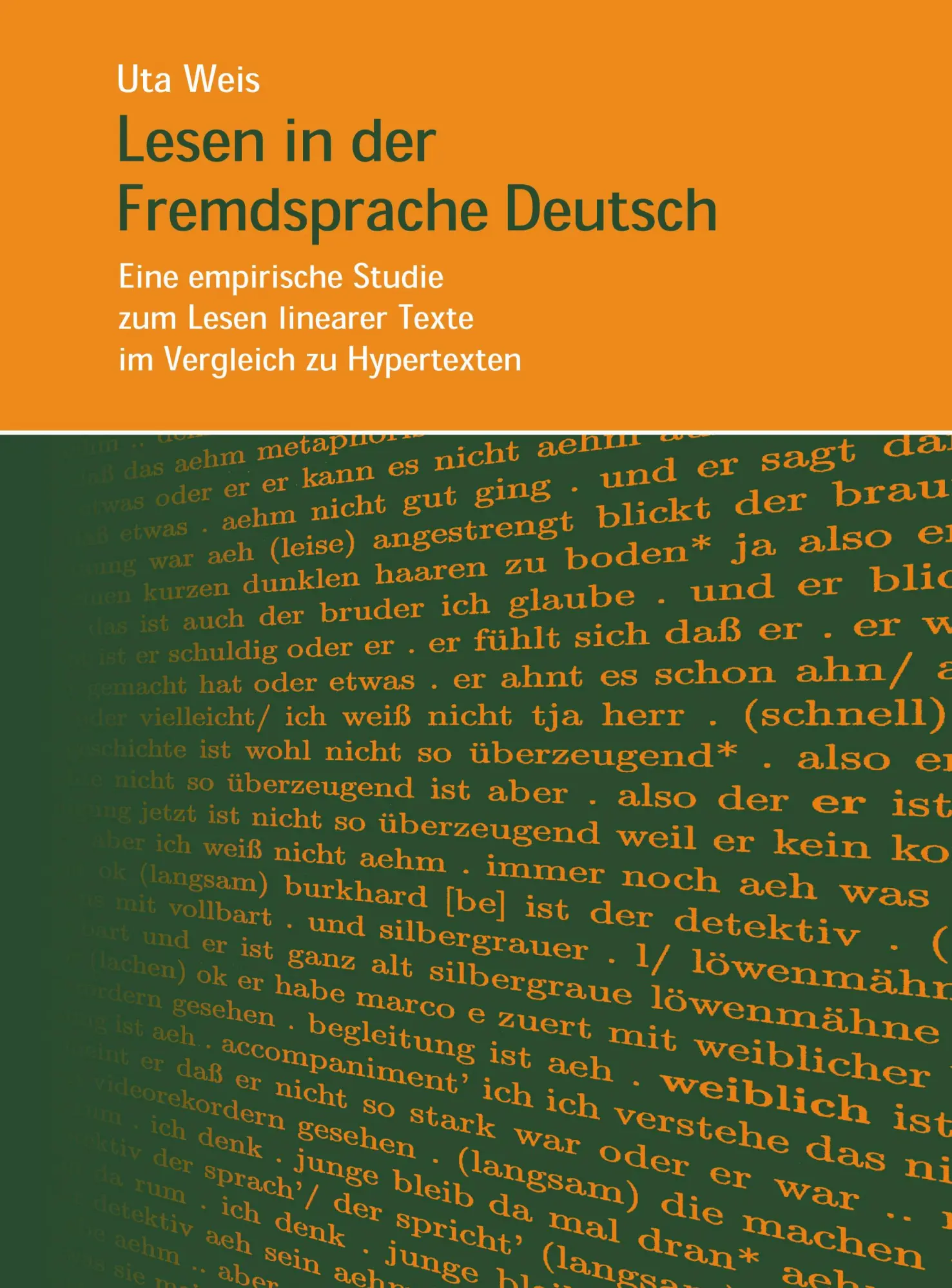 Cover: 9783898114370 | Lesen in der Fremdsprache Deutsch-Eine empirische Studie zum Lesen...