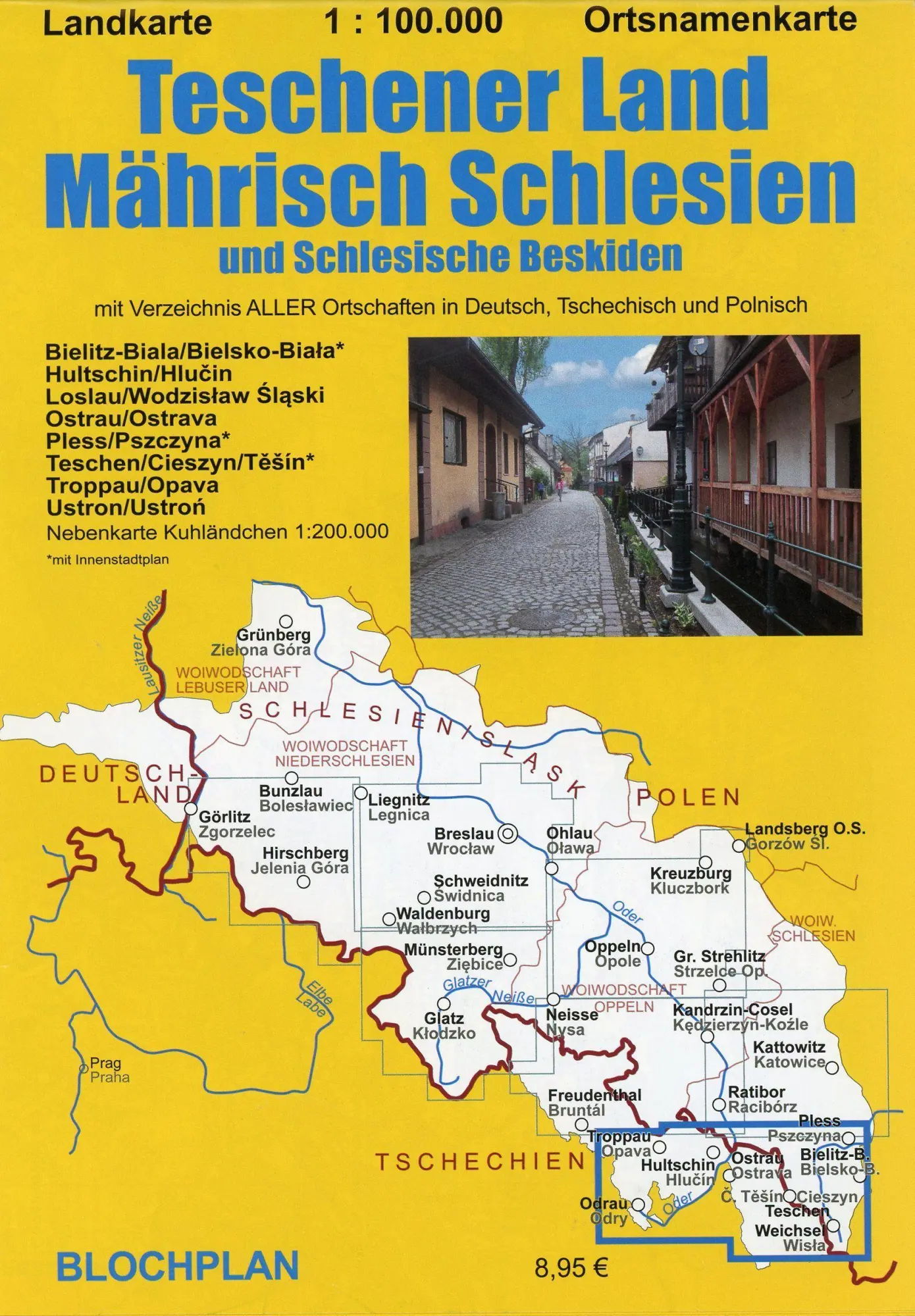 Cover: 9783982024370 | Landkarte Teschener Land/Mährisch Schlesien | und Schlesische Beskiden