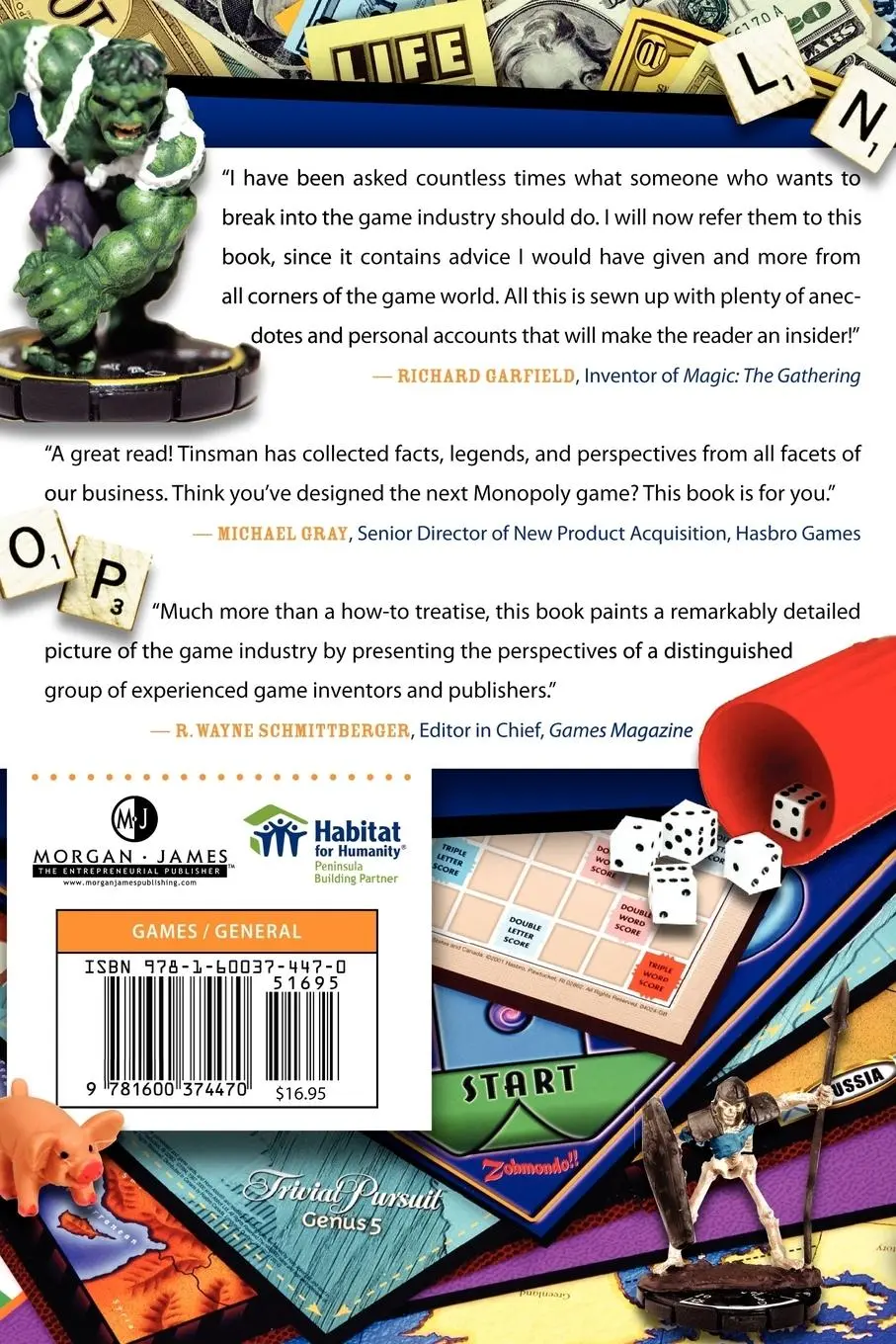Rückseite: 9781600374470 | The Game Inventor's Guidebook | Brian Tinsman | Taschenbuch | Englisch