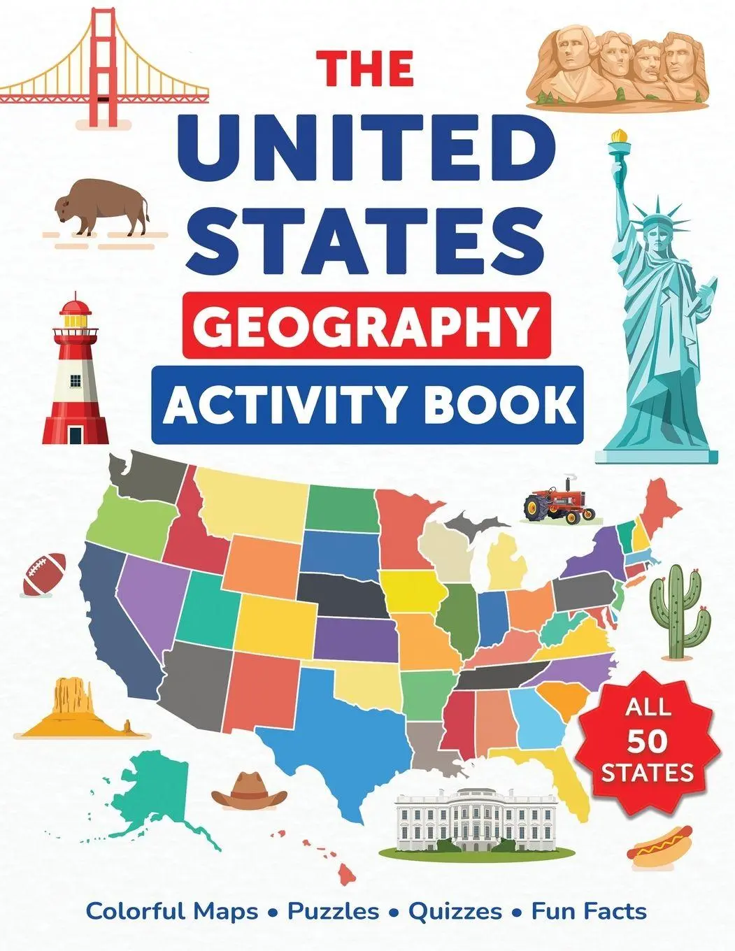 Cover: 9781647904470 | The United States Geography Activity Book | Dylanna Press | Buch
