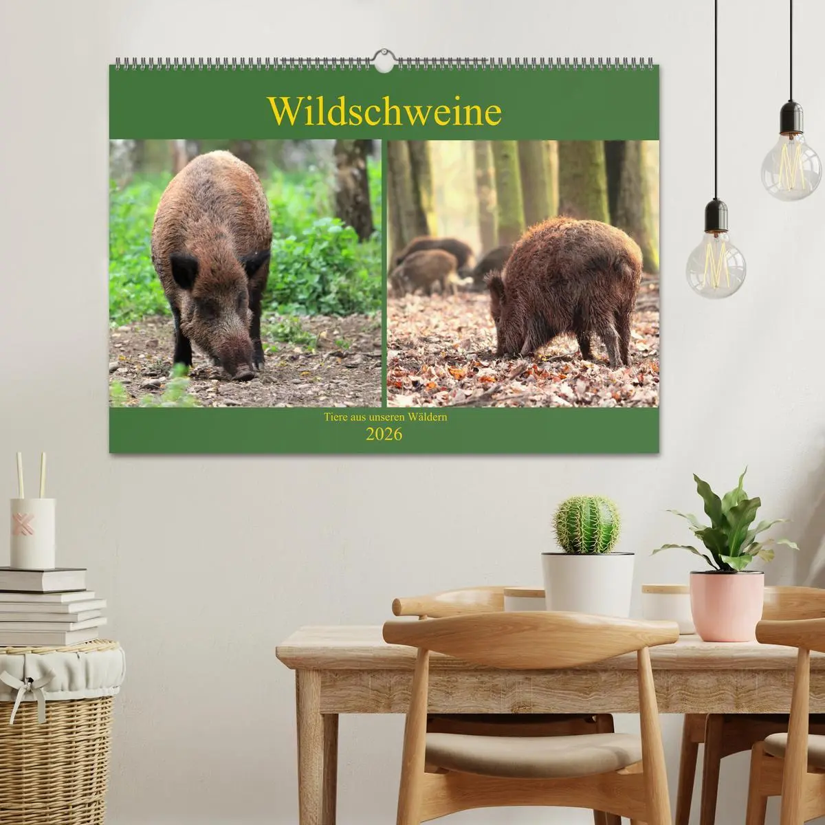 Bild: 9783457864470 | Wildschweine - Tiere aus unseren Wäldern (Wandkalender 2026 DIN A2...