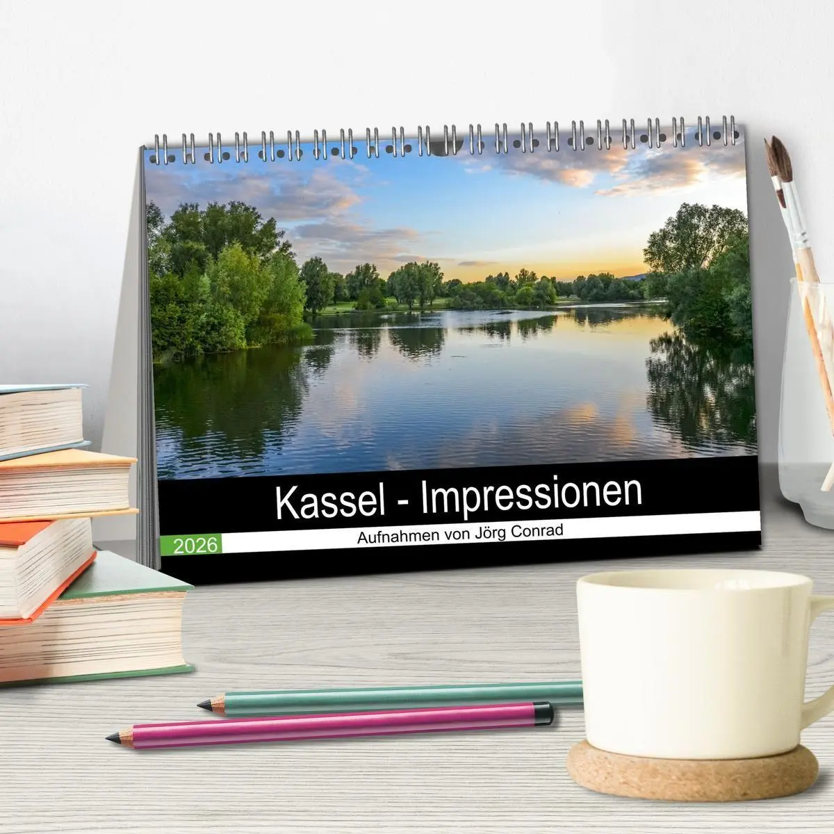 Bild: 9783457934470 | Kassel - Impressionen (Tischkalender 2026 DIN A5 quer), CALVENDO...