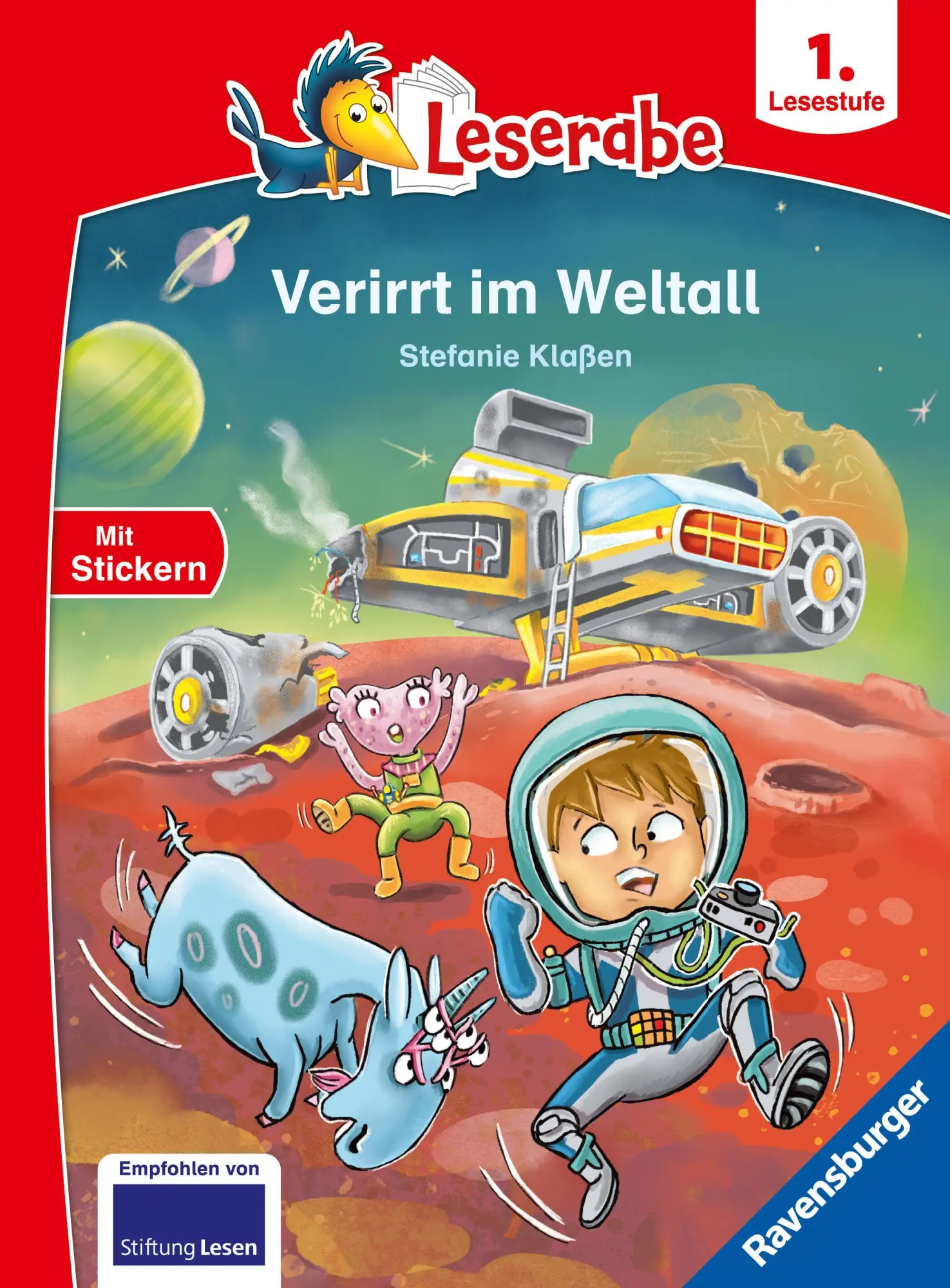 Cover: 9783473464470 | Leserabe 1. Lesestufe - Verirrt im Weltall | Stefanie Klaßen | Buch