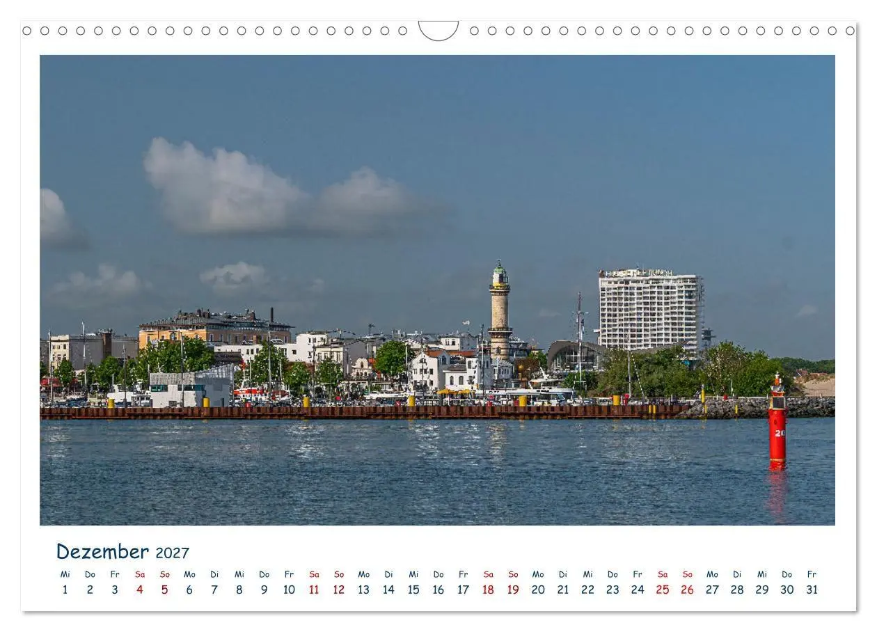 Bild: 9783569284470 | Warnemünde an der Ostsee (Wandkalender 2027 DIN A3 quer), CALVENDO...