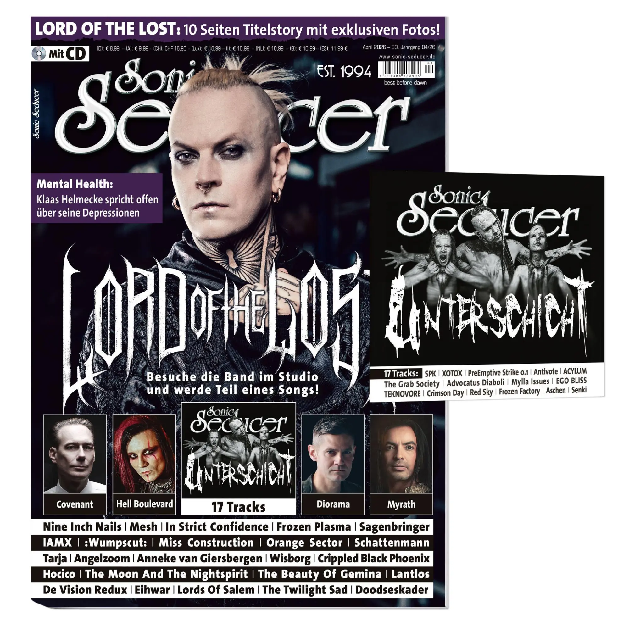 Cover: 9783958974470 | Sonic Seducer 04-2026 | Taschenbuch | Deutsch | 2026