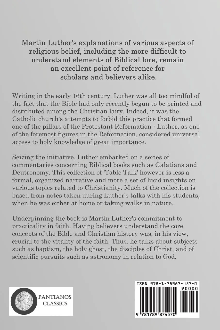 Rückseite: 9781789874570 | The Table Talk of Doctor Martin Luther | Martin Luther | Taschenbuch