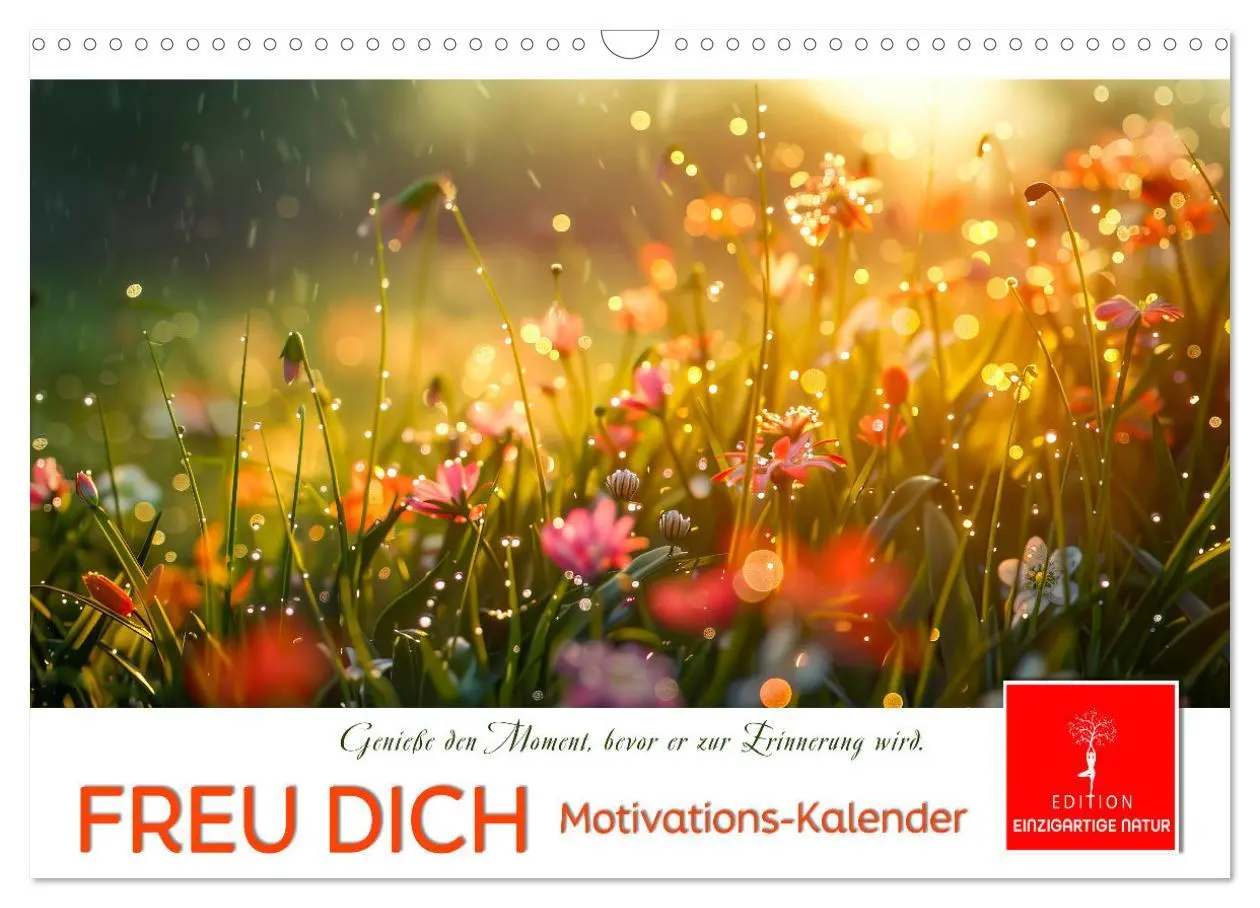 Cover: 9783383814570 | Freu Dich Motivations-Kalender (Wandkalender 2025 DIN A3 quer),...