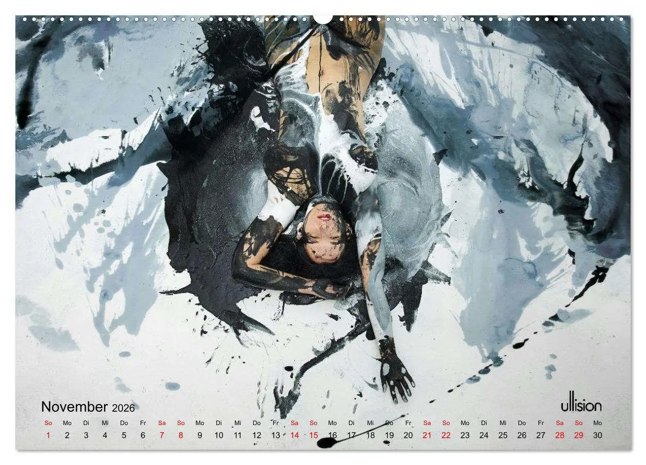 Bild: 9783457474570 | Akt in Farbe - schwarzweiß (hochwertiger Premium Wandkalender 2026...