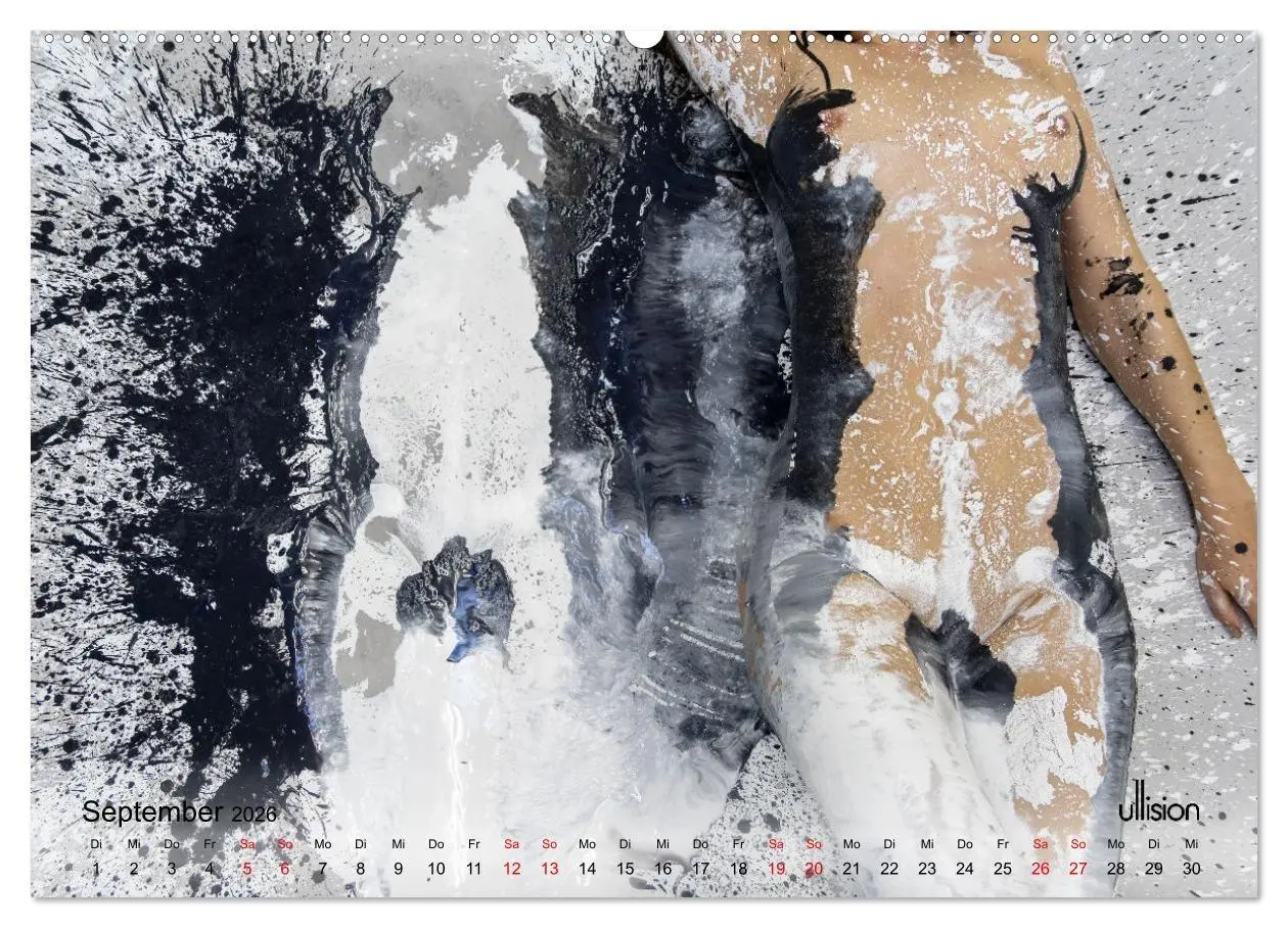 Bild: 9783457474570 | Akt in Farbe - schwarzweiß (hochwertiger Premium Wandkalender 2026...