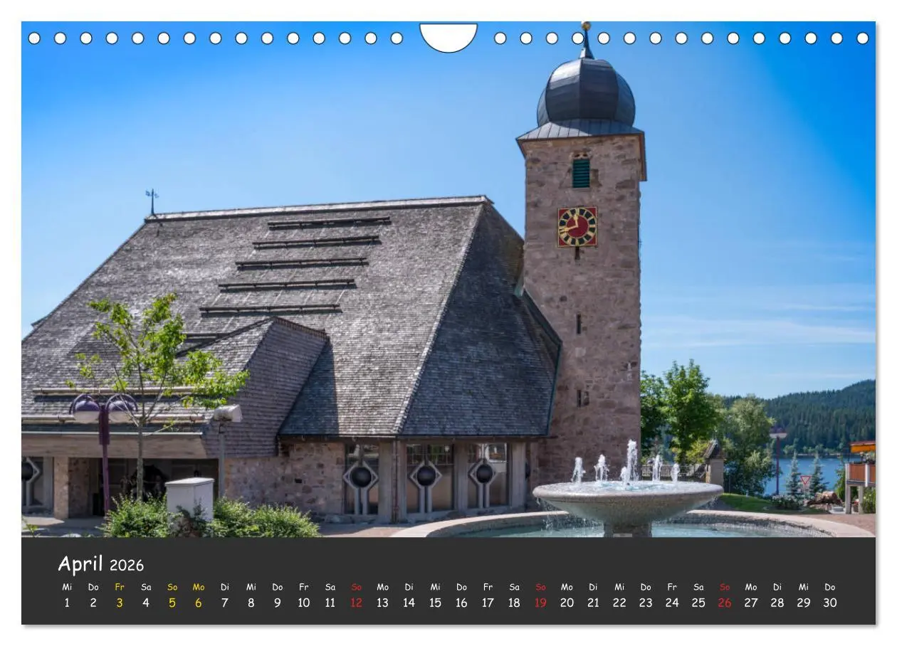 Bild: 9783457854570 | Schluchsee Naturpark Südschwarzwald (Wandkalender 2026 DIN A4...
