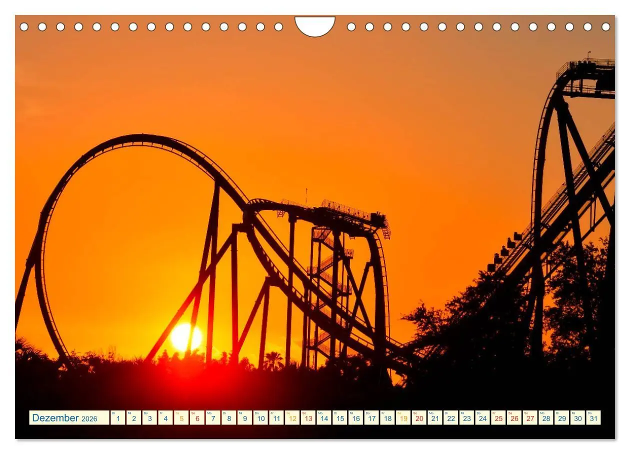 Bild: 9783457924570 | Achterbahn - extrem (Wandkalender 2026 DIN A4 quer), CALVENDO...