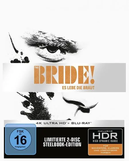 The Bride! - Es lebe die Braut,1 4K UHD-Blu-ray + 1 Blu-ray (Steelbook)