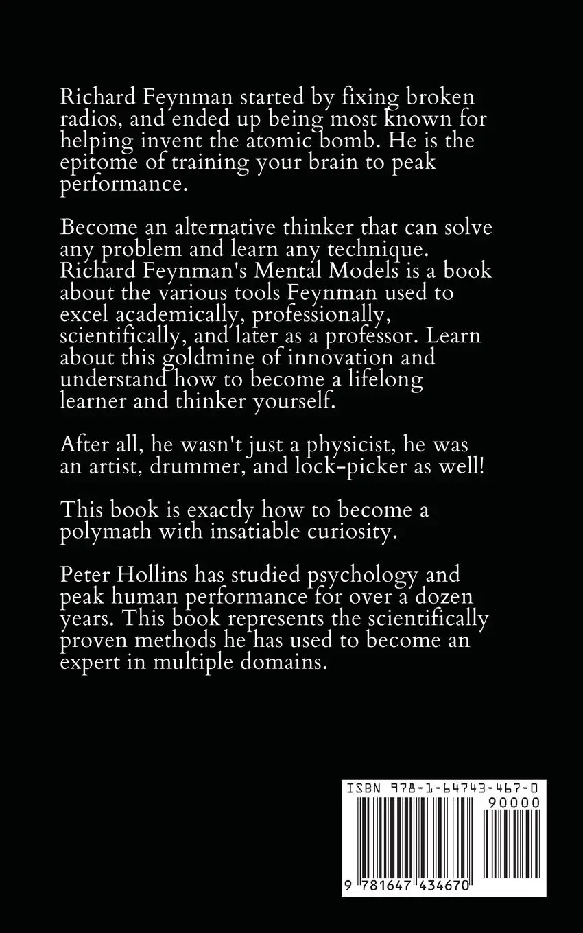 Rückseite: 9781647434670 | Richard Feynman's Mental Models | Peter Hollins | Taschenbuch | 2023