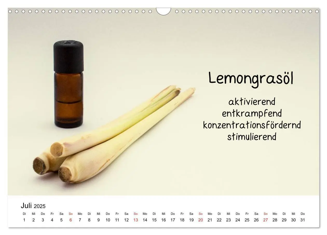 Bild: 9783435514670 | Aromatherapie - Düfte für die Seele (Wandkalender 2025 DIN A3...
