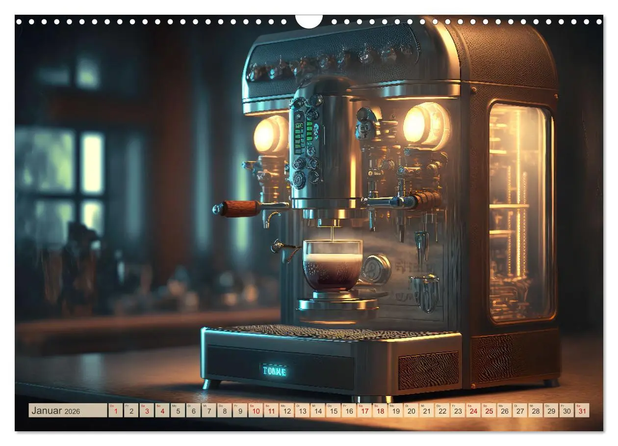 Bild: 9783457534670 | Kaffee Pause (Wandkalender 2026 DIN A3 quer), CALVENDO Monatskalender