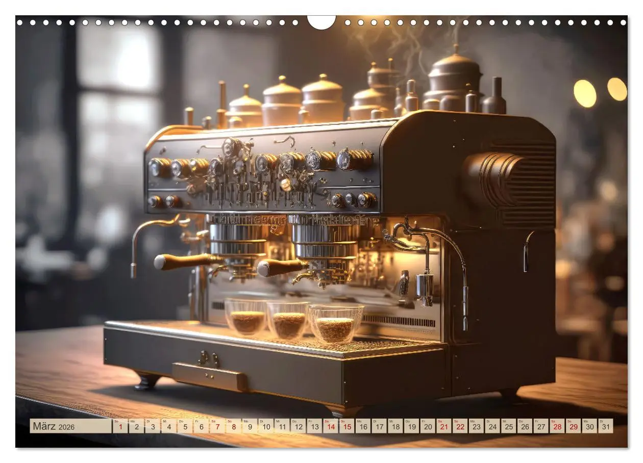Bild: 9783457534670 | Kaffee Pause (Wandkalender 2026 DIN A3 quer), CALVENDO Monatskalender