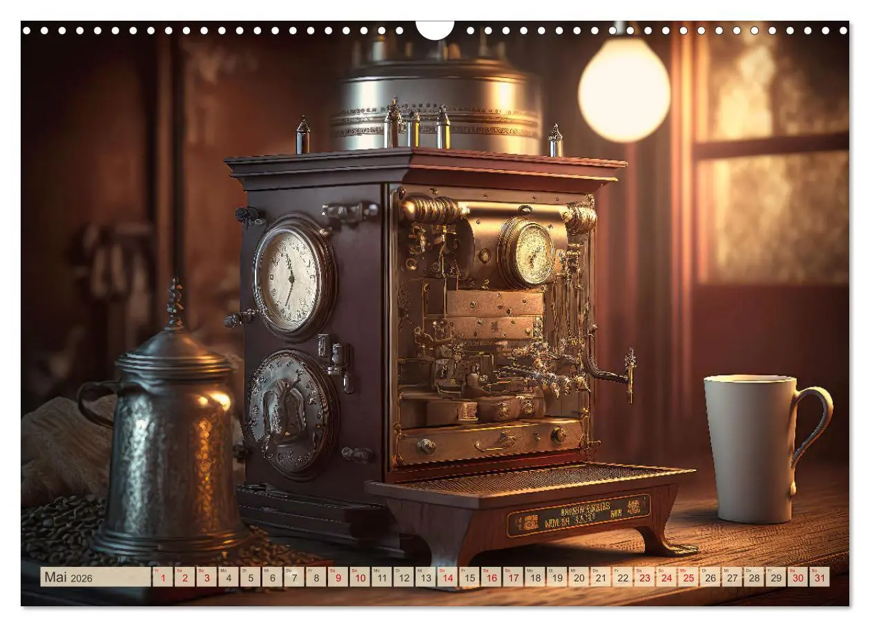 Bild: 9783457534670 | Kaffee Pause (Wandkalender 2026 DIN A3 quer), CALVENDO Monatskalender