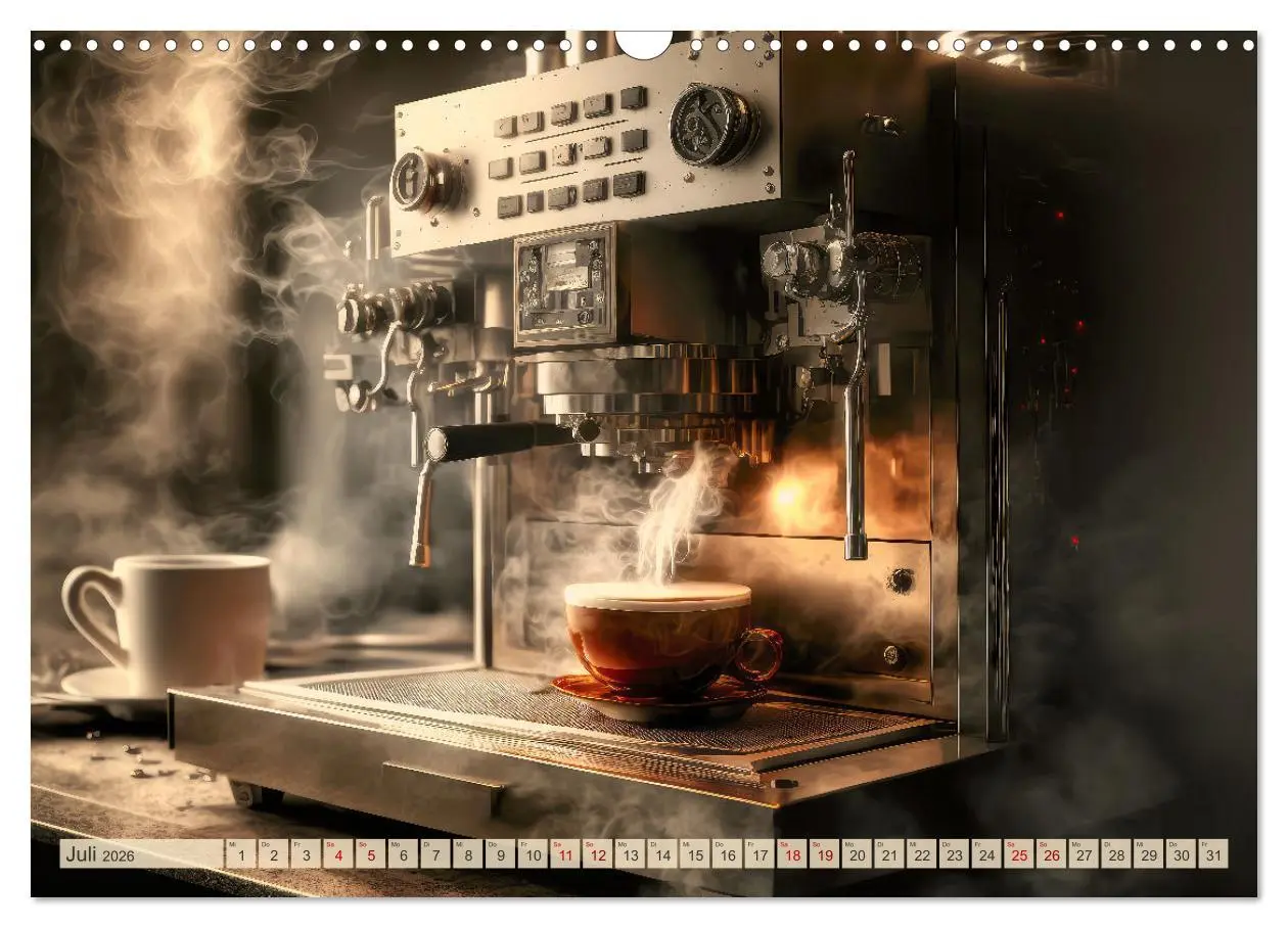 Bild: 9783457534670 | Kaffee Pause (Wandkalender 2026 DIN A3 quer), CALVENDO Monatskalender