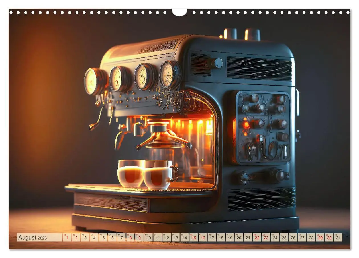 Bild: 9783457534670 | Kaffee Pause (Wandkalender 2026 DIN A3 quer), CALVENDO Monatskalender