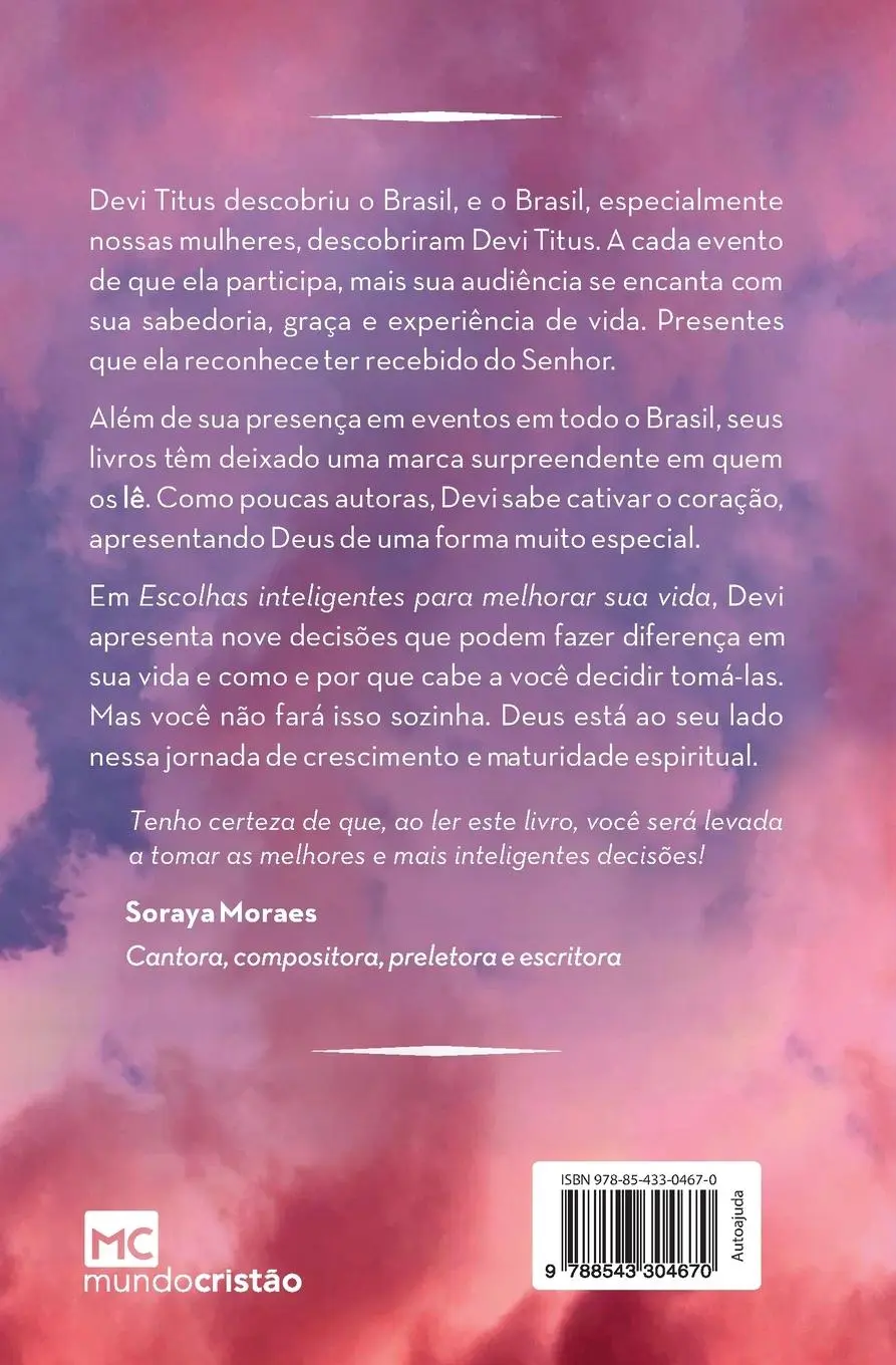 Rückseite: 9788543304670 | Escolhas inteligentes para melhorar a sua vida | Devi Titus | Buch