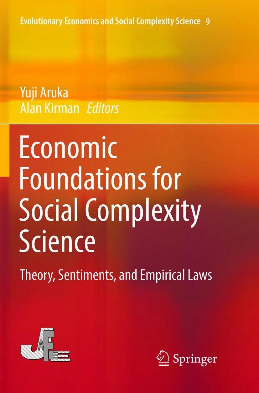 Cover: 9789811354670 | Economic Foundations for Social Complexity Science | Aruka (u. a.)