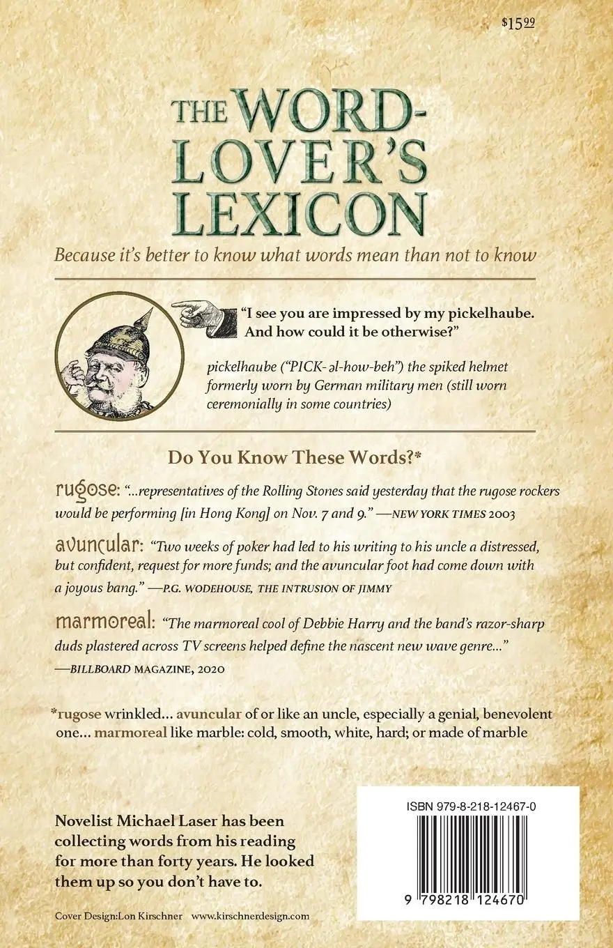 Rückseite: 9798218124670 | The Word-Lover's Lexicon | Michael Laser | Taschenbuch | Englisch