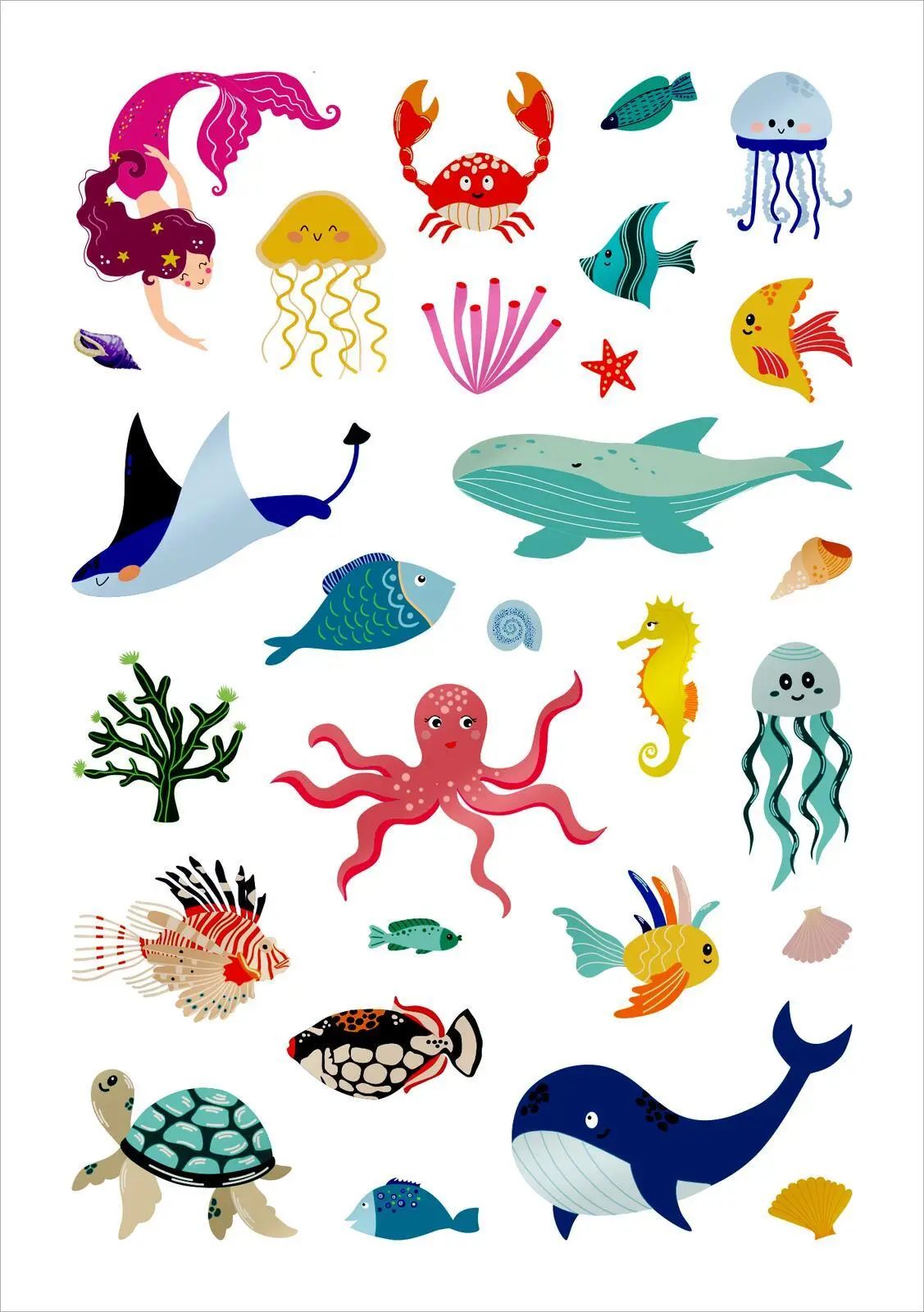 Bild: 4014489134770 | Glanz-Sticker - Unterwasserwelt | Über 200 schillernde Sticker | 16 S.