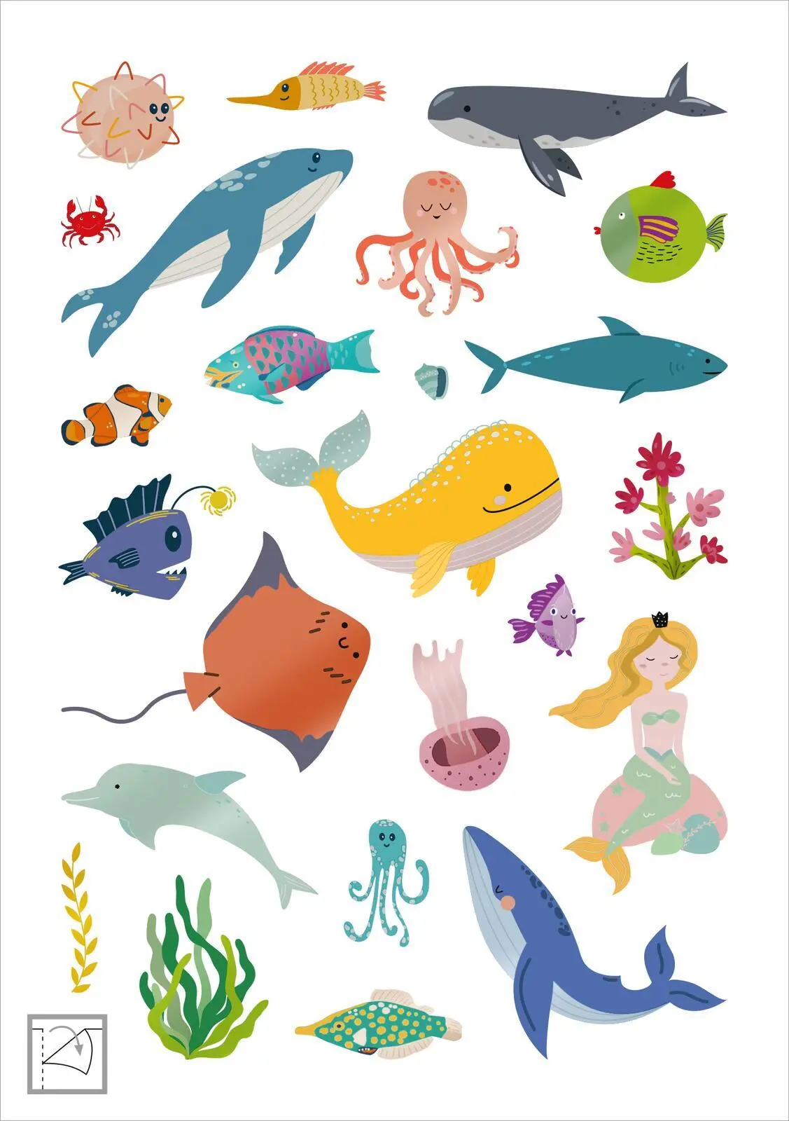 Bild: 4014489134770 | Glanz-Sticker - Unterwasserwelt | Über 200 schillernde Sticker | 16 S.