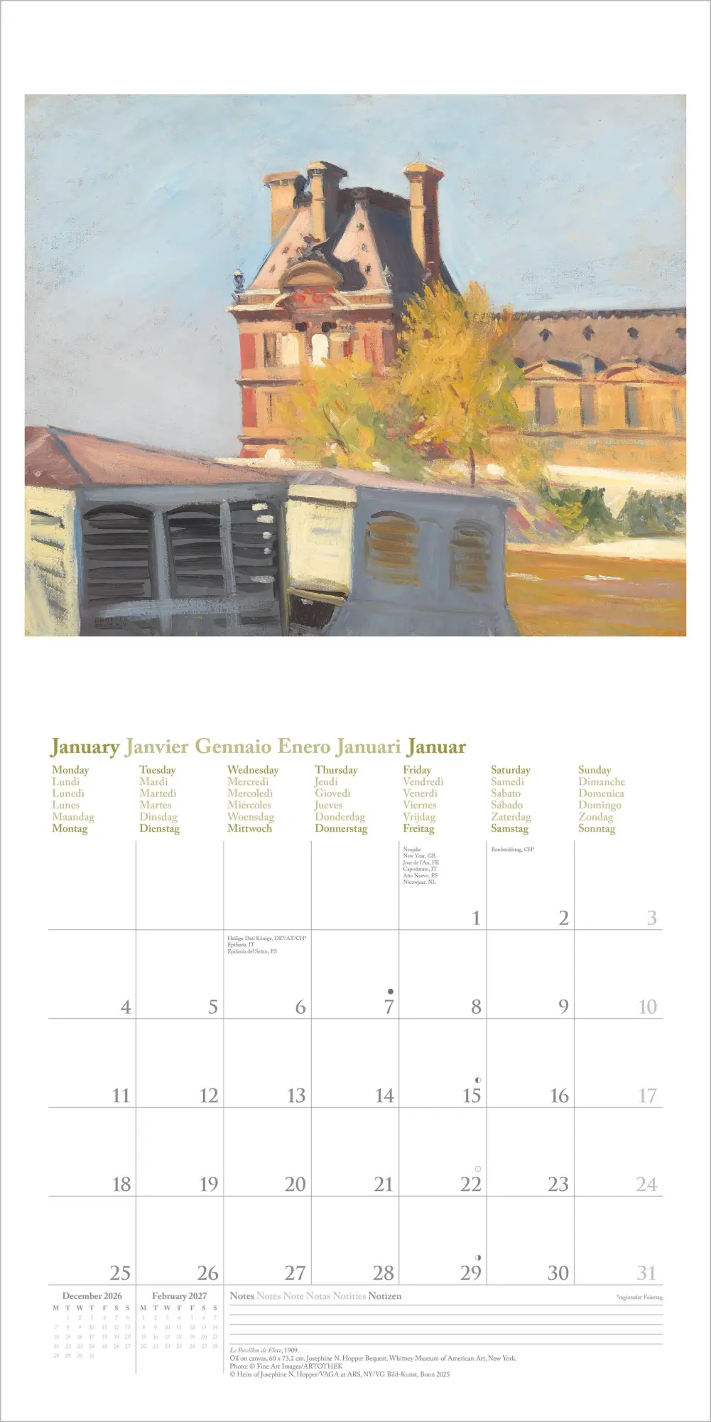 Bild: 4069095014770 | Edward Hopper 2027 | Neumann Verlage GmbH &amp; Co KG | Kalender | 14 S.