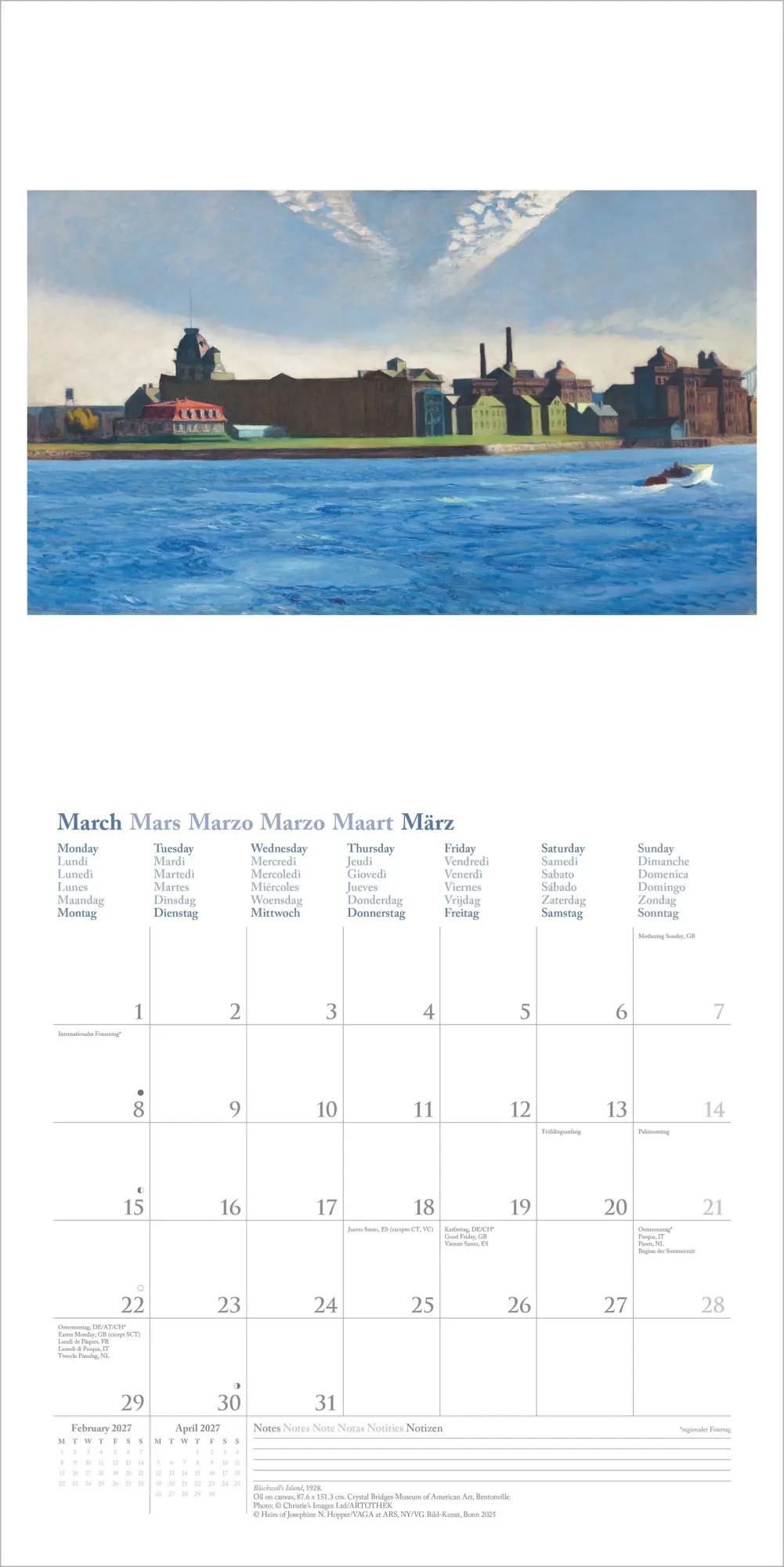 Bild: 4069095014770 | Edward Hopper 2027 | Neumann Verlage GmbH &amp; Co KG | Kalender | 14 S.