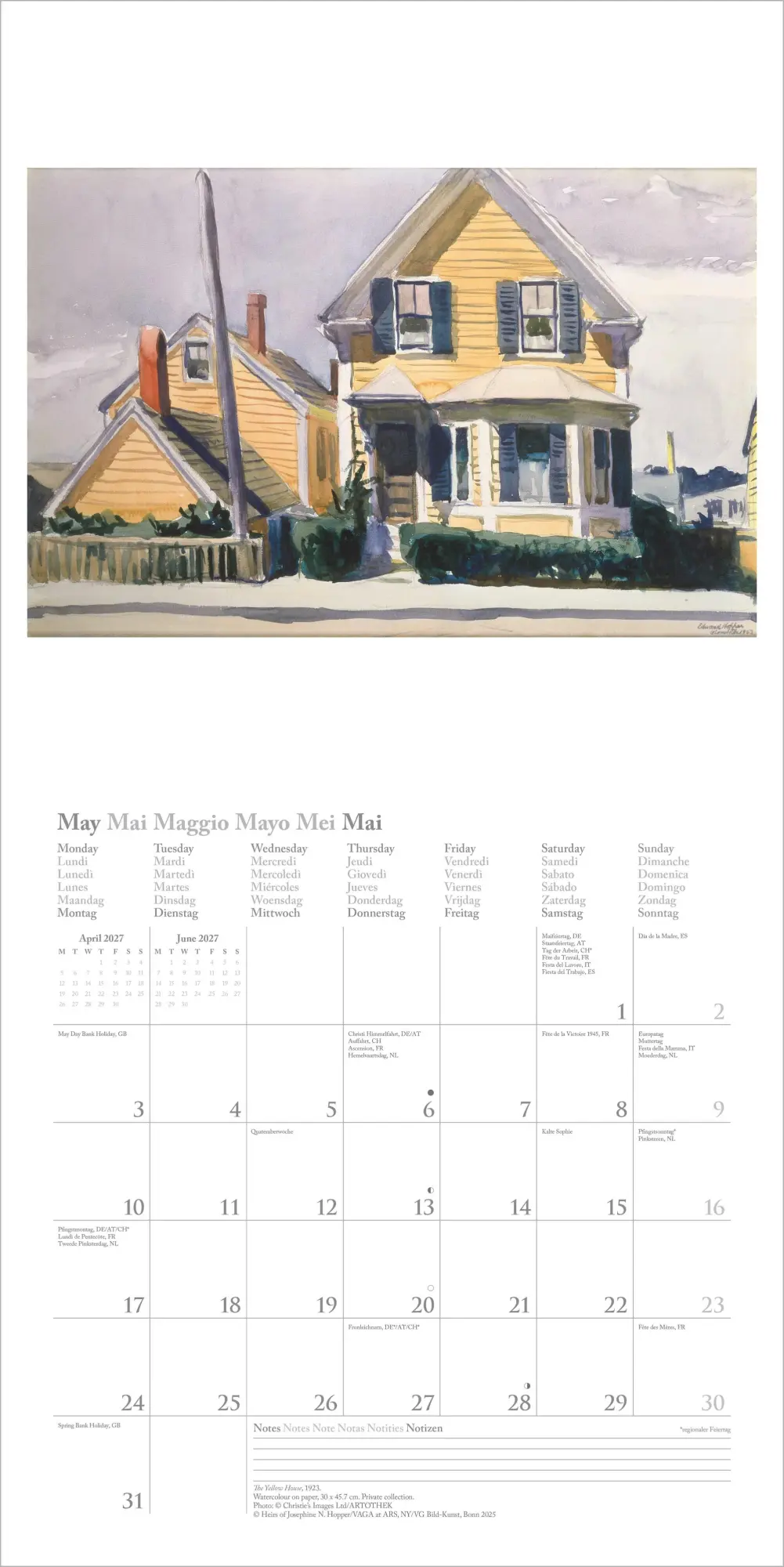 Bild: 4069095014770 | Edward Hopper 2027 | Neumann Verlage GmbH &amp; Co KG | Kalender | 14 S.