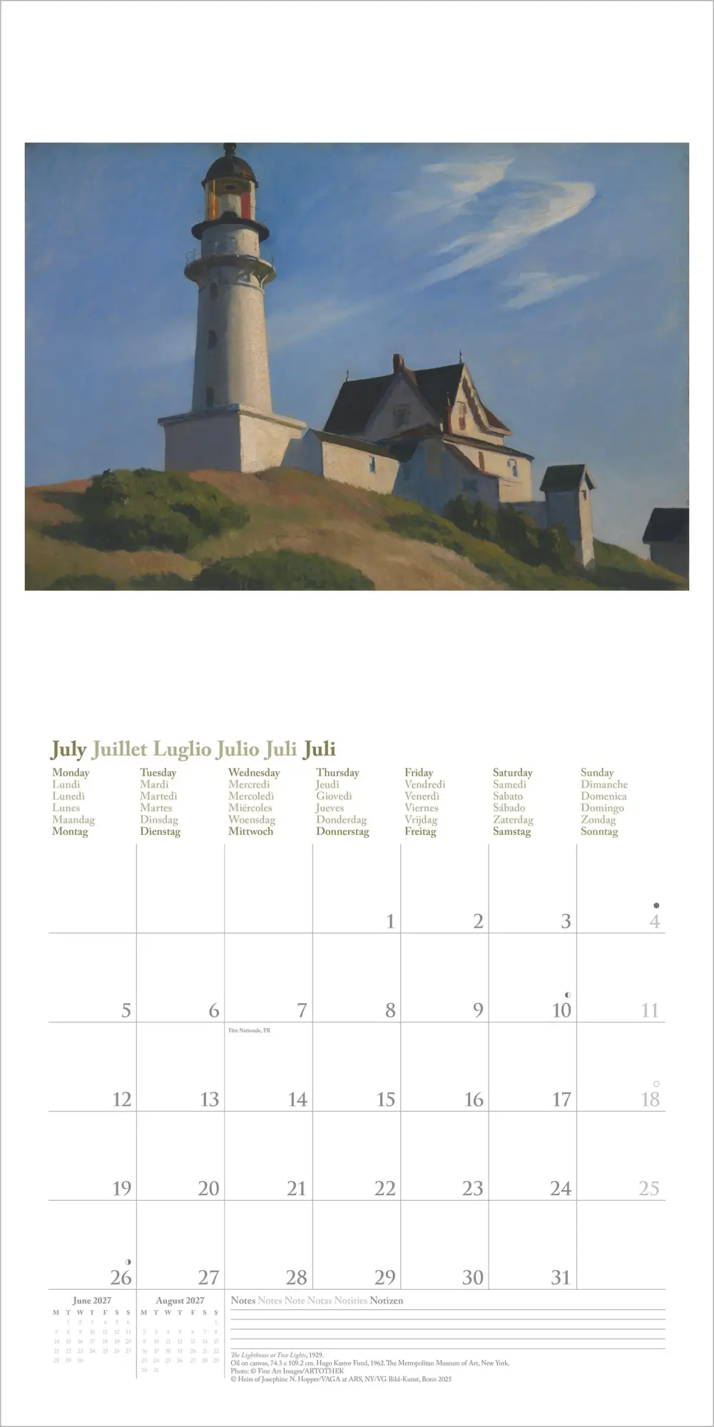 Bild: 4069095014770 | Edward Hopper 2027 | Neumann Verlage GmbH &amp; Co KG | Kalender | 14 S.