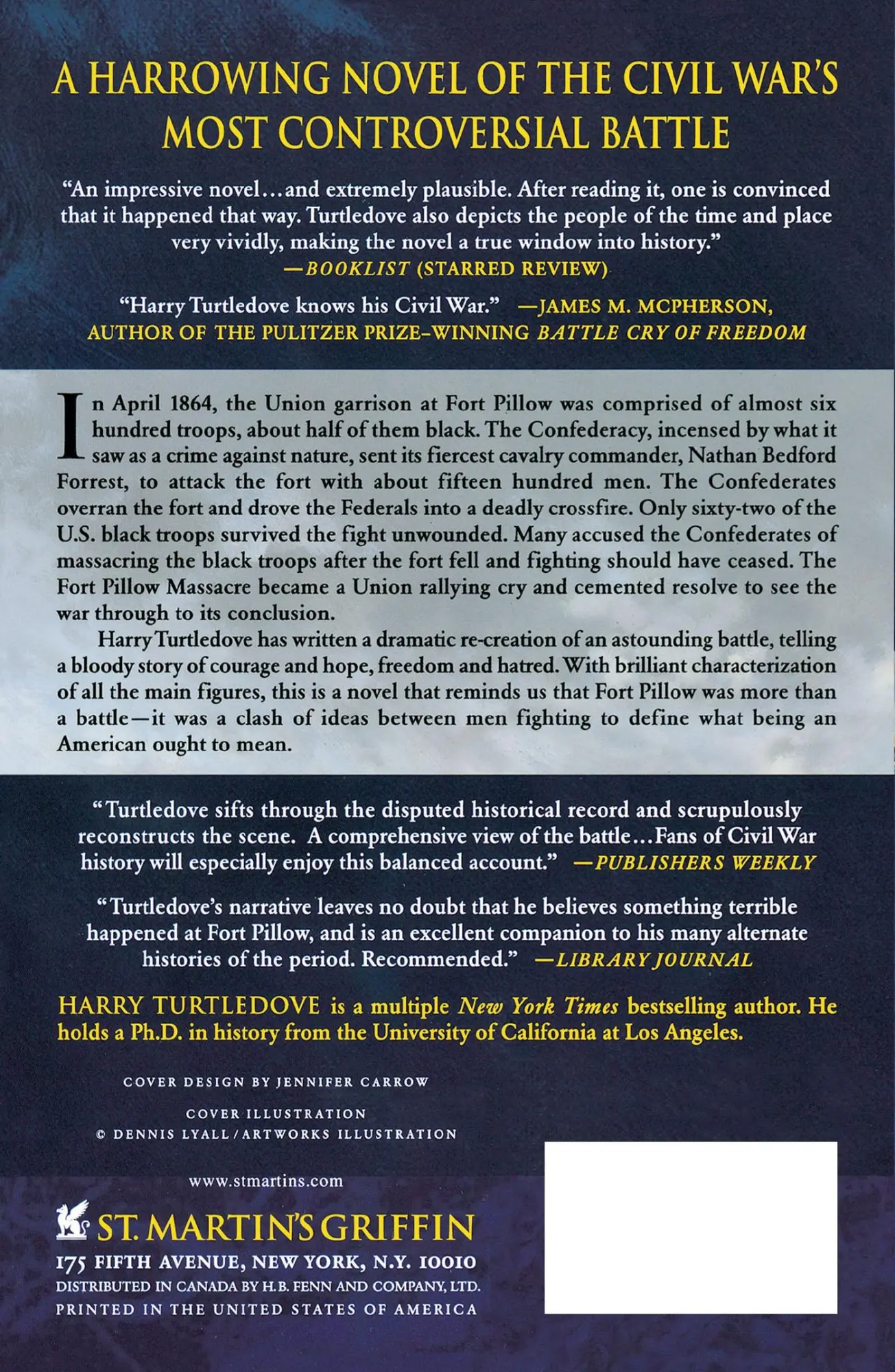 Rückseite: 9780312354770 | Fort Pillow | A Novel of the Civil War | Harry Turtledove | Buch