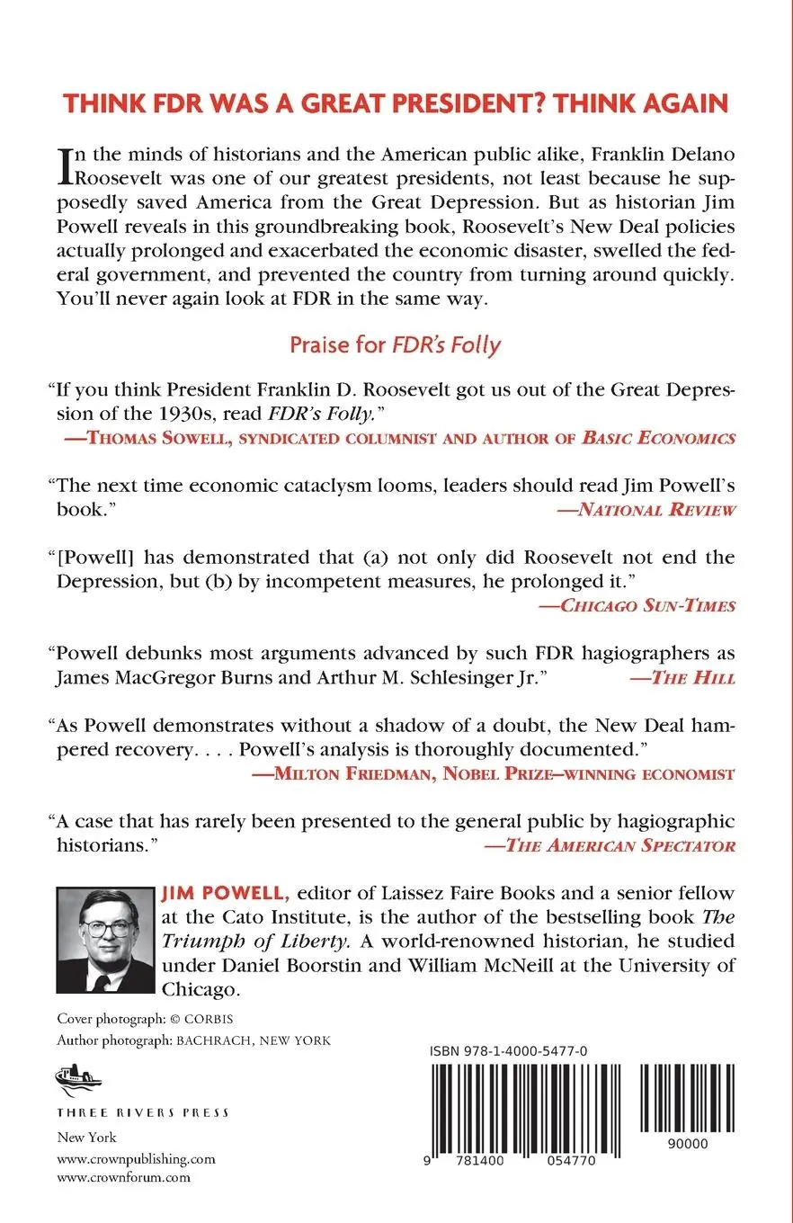 Rückseite: 9781400054770 | FDR's Folly | Jim Powell | Taschenbuch | Englisch | 2004